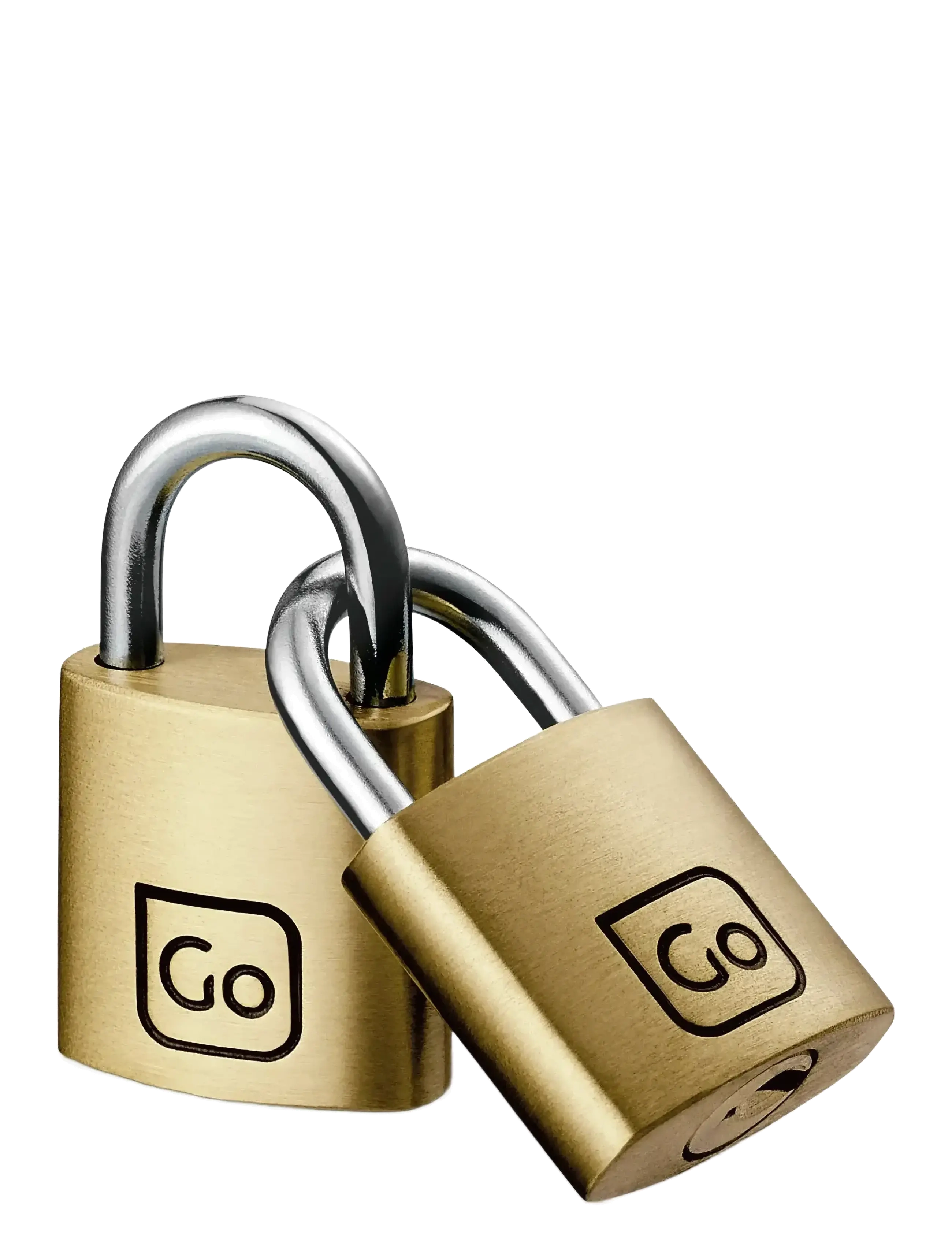 Go Travel Brass Padlocks Twin Packs - Deals - BRASS / gold