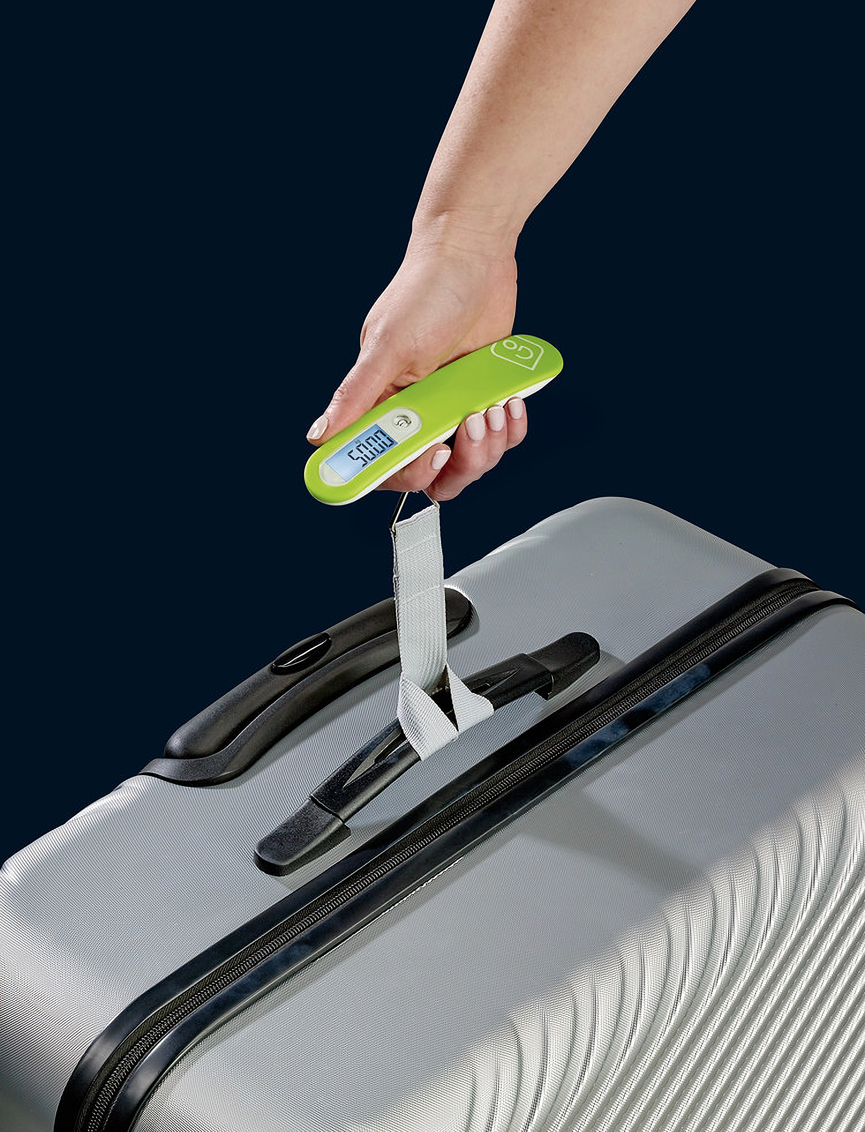 Go Travel Digi Scales, One Size, Green, Tasker > Rejsetilbehør, Herre