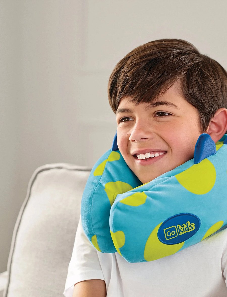 Go Travel - Monster Snuggle Travel Pillow - rejsetilbehør - blue - 0