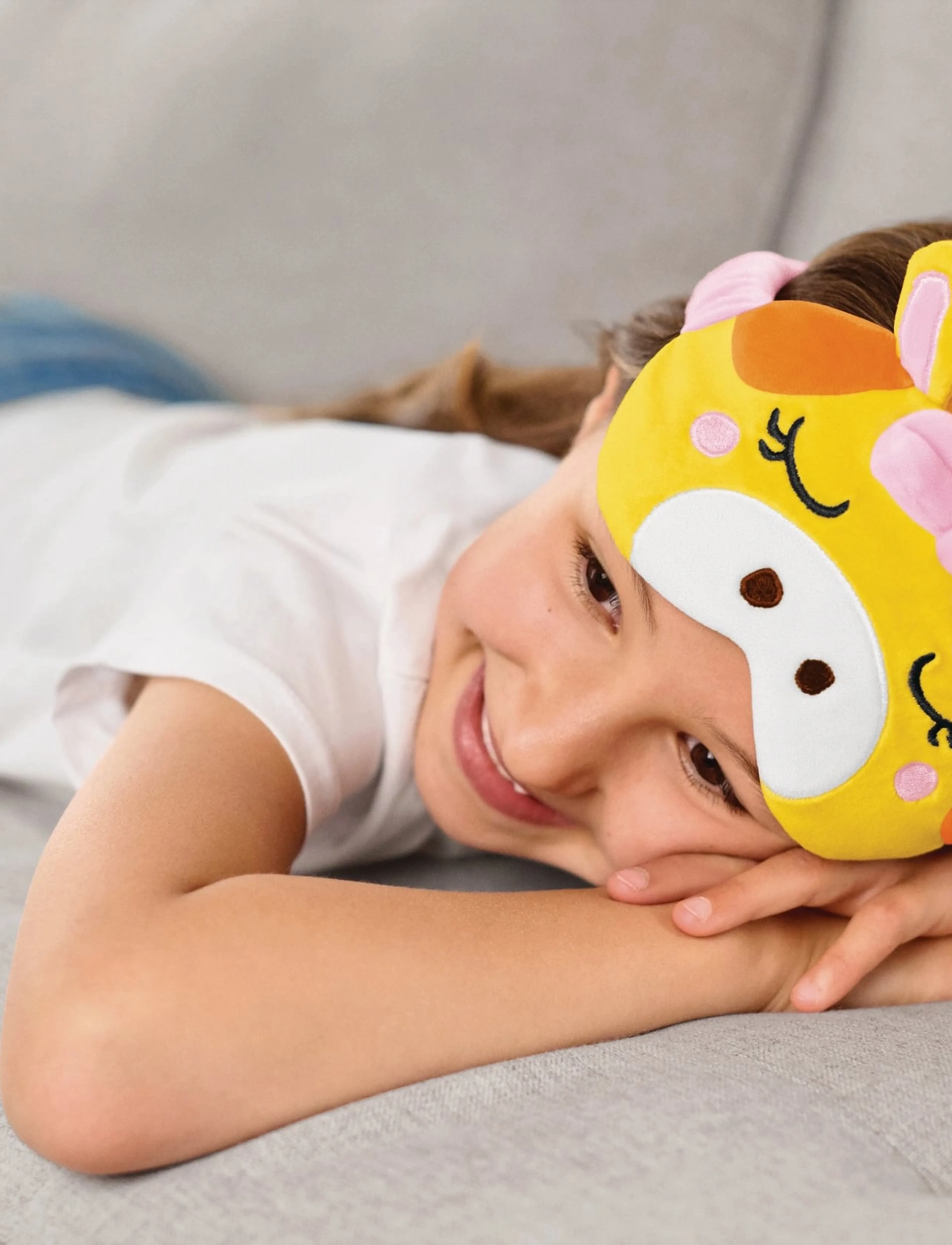 Go Travel - Giraffe Snuggle Eye Mask - headbands - yellow - 4