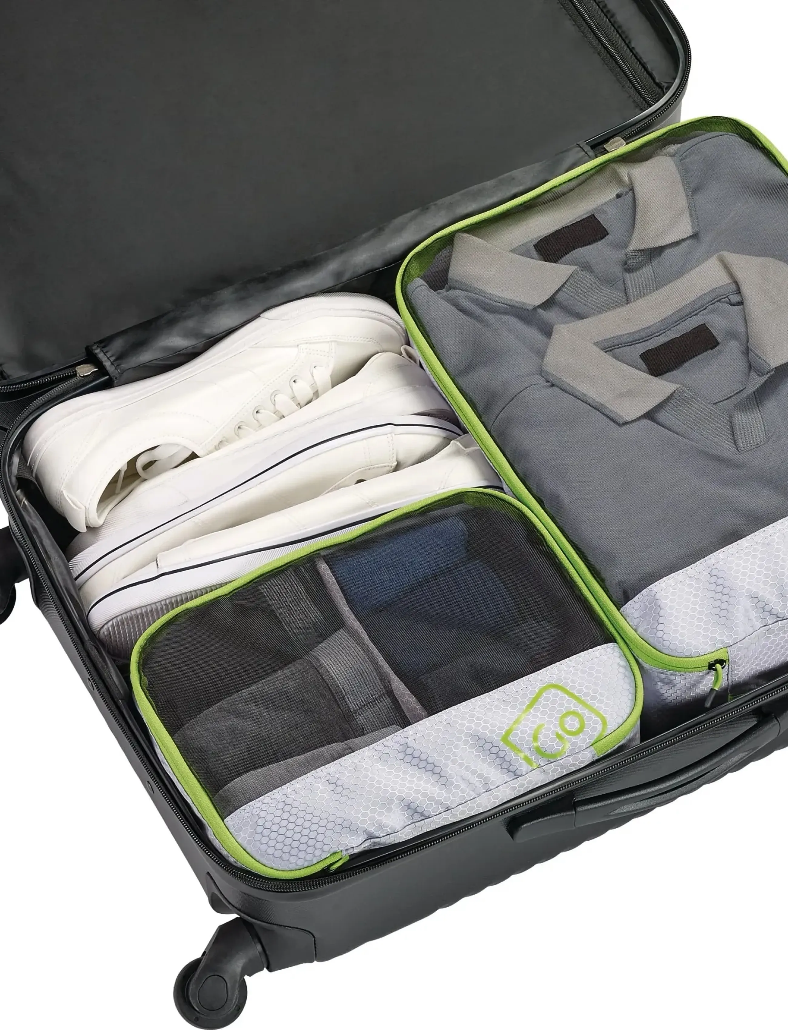 Go Travel Deeper Packing Cubes, One Size, Bags, Grün - Accessories, Frauen