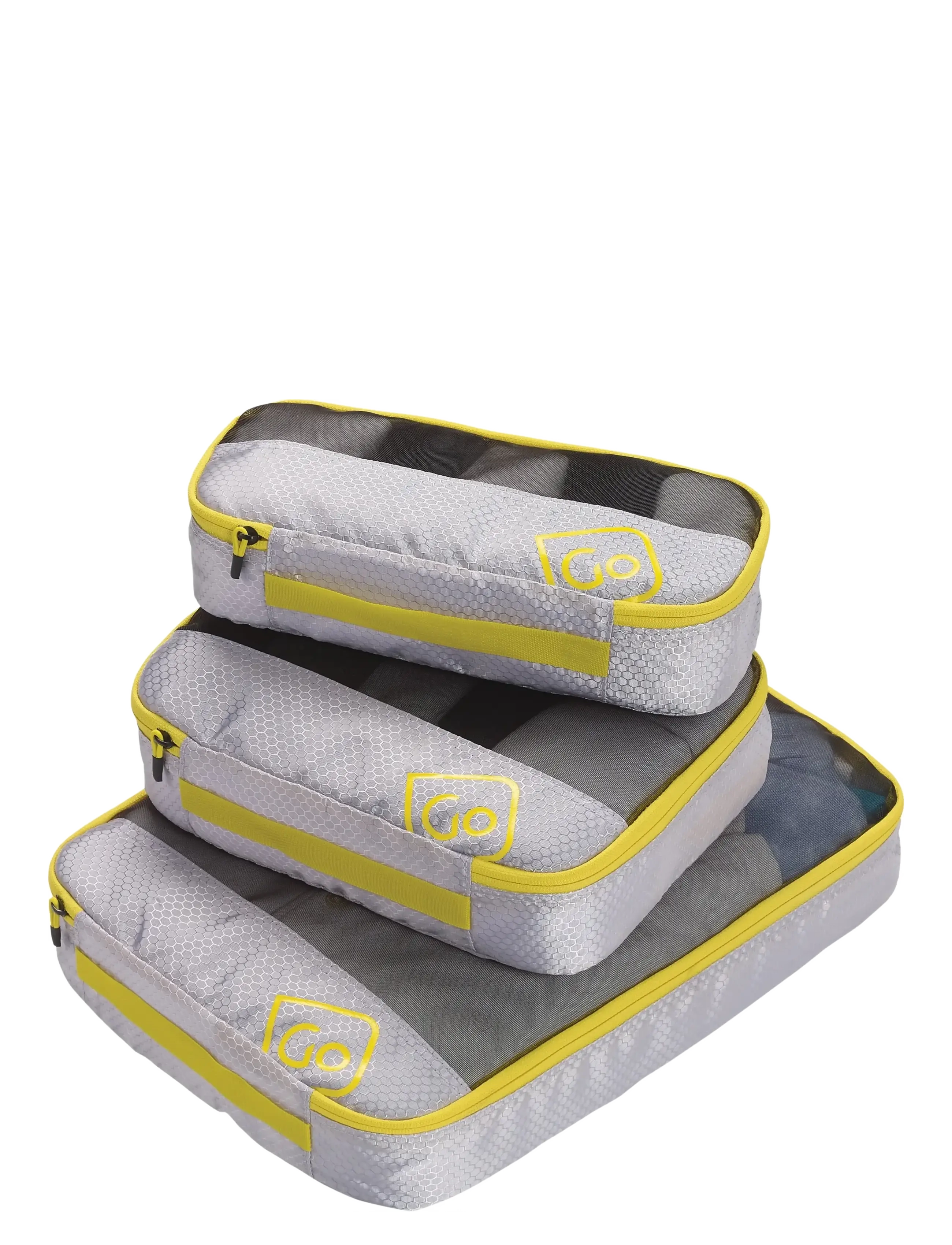 Go Travel Triple Packing Cubes, One Size, Bags, Gelb - Accessories, Frauen