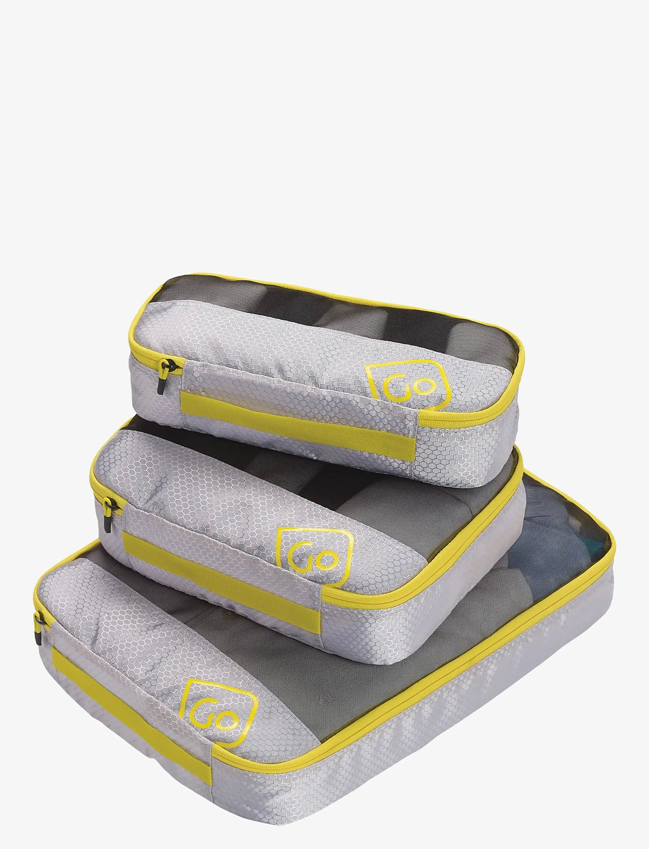 Go Travel - Triple Packing Cubes - pakkeposer - yellow - 0