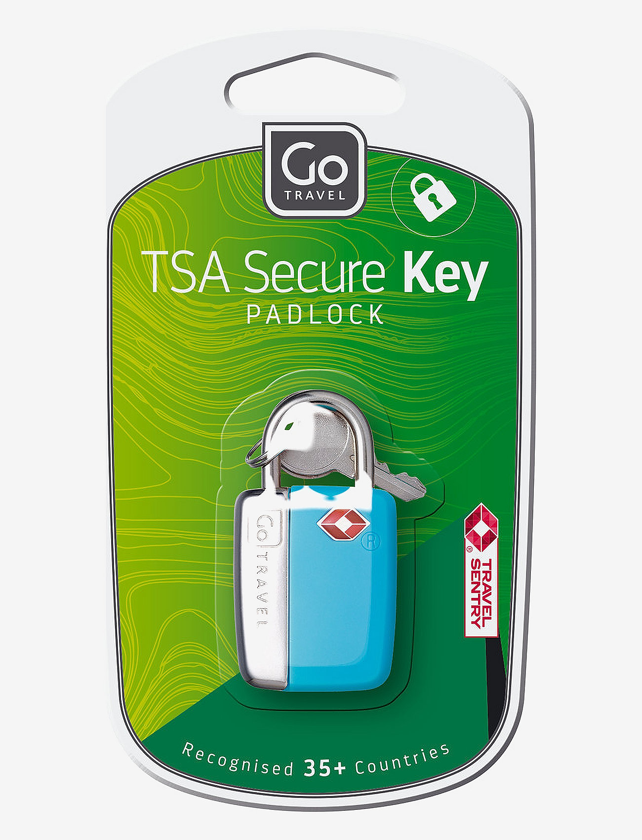 Go Travel - TSA Secure Key Padlock - reisezubehör - blue - 2