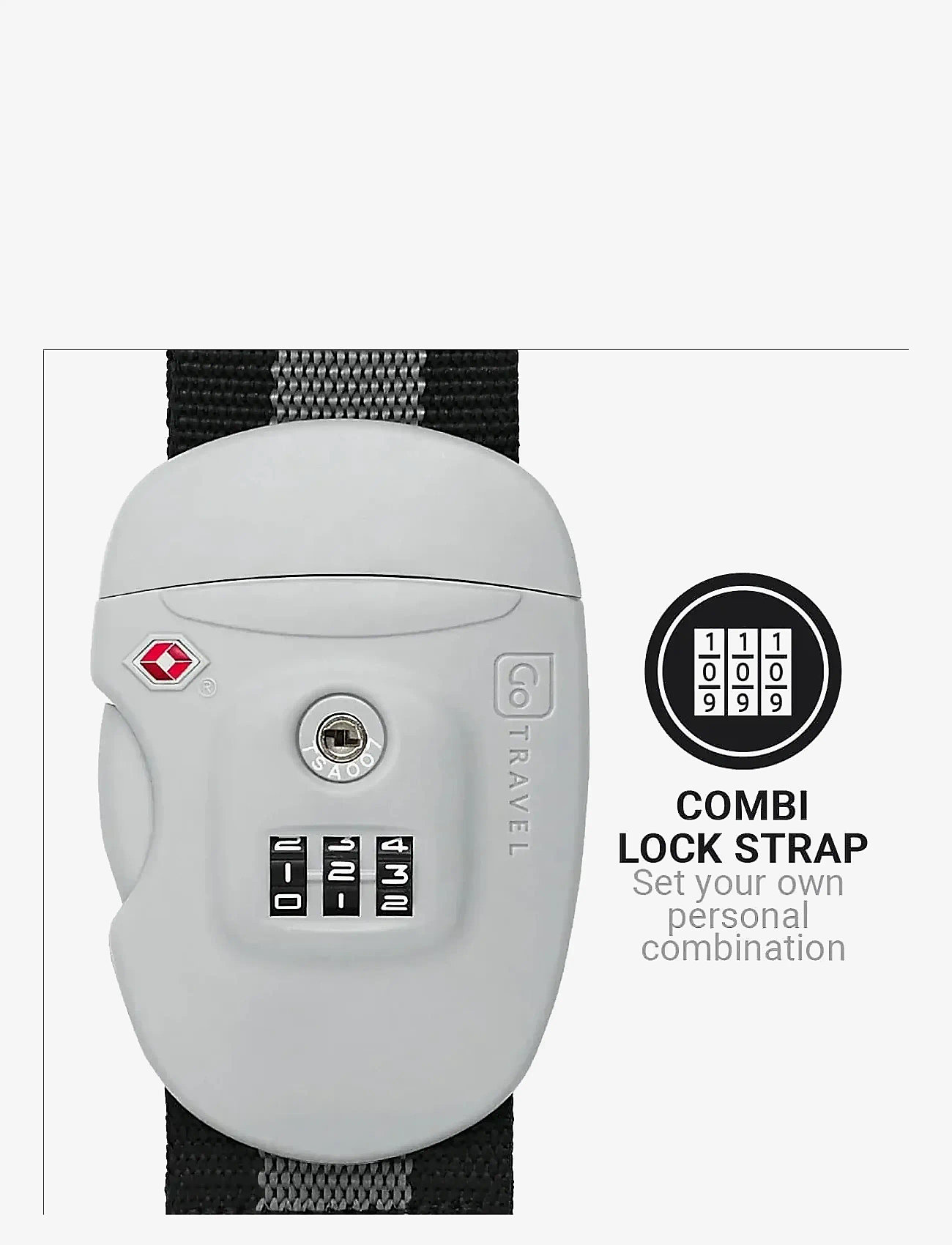 Go Travel - Combi Strap TSA - pakkimise abivahendid - black - 1