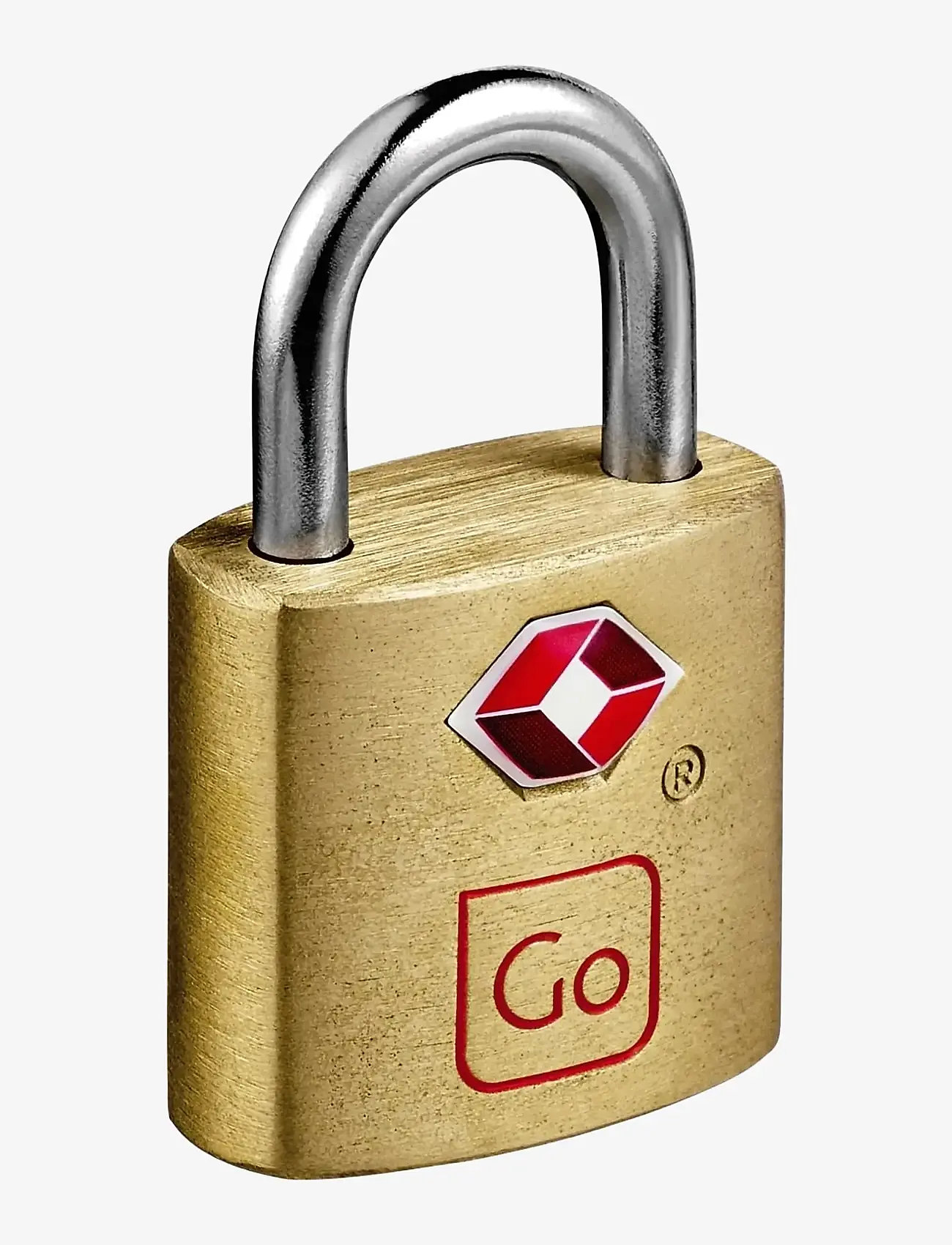 Go Travel - Classic Brass Key Twin Padlocks TSA - travel locks - brass - 1