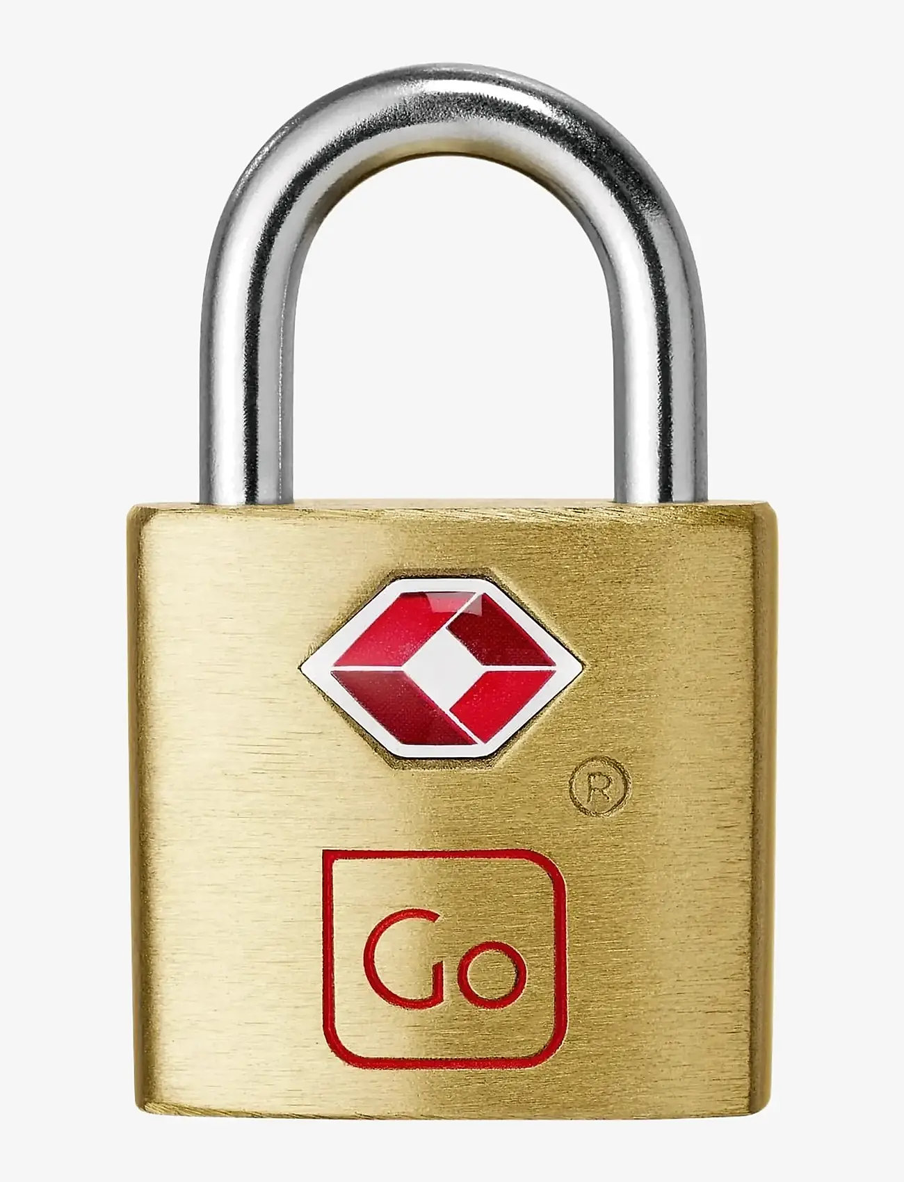 Go Travel - Classic Brass Key Twin Padlocks TSA - travel locks - brass - 2
