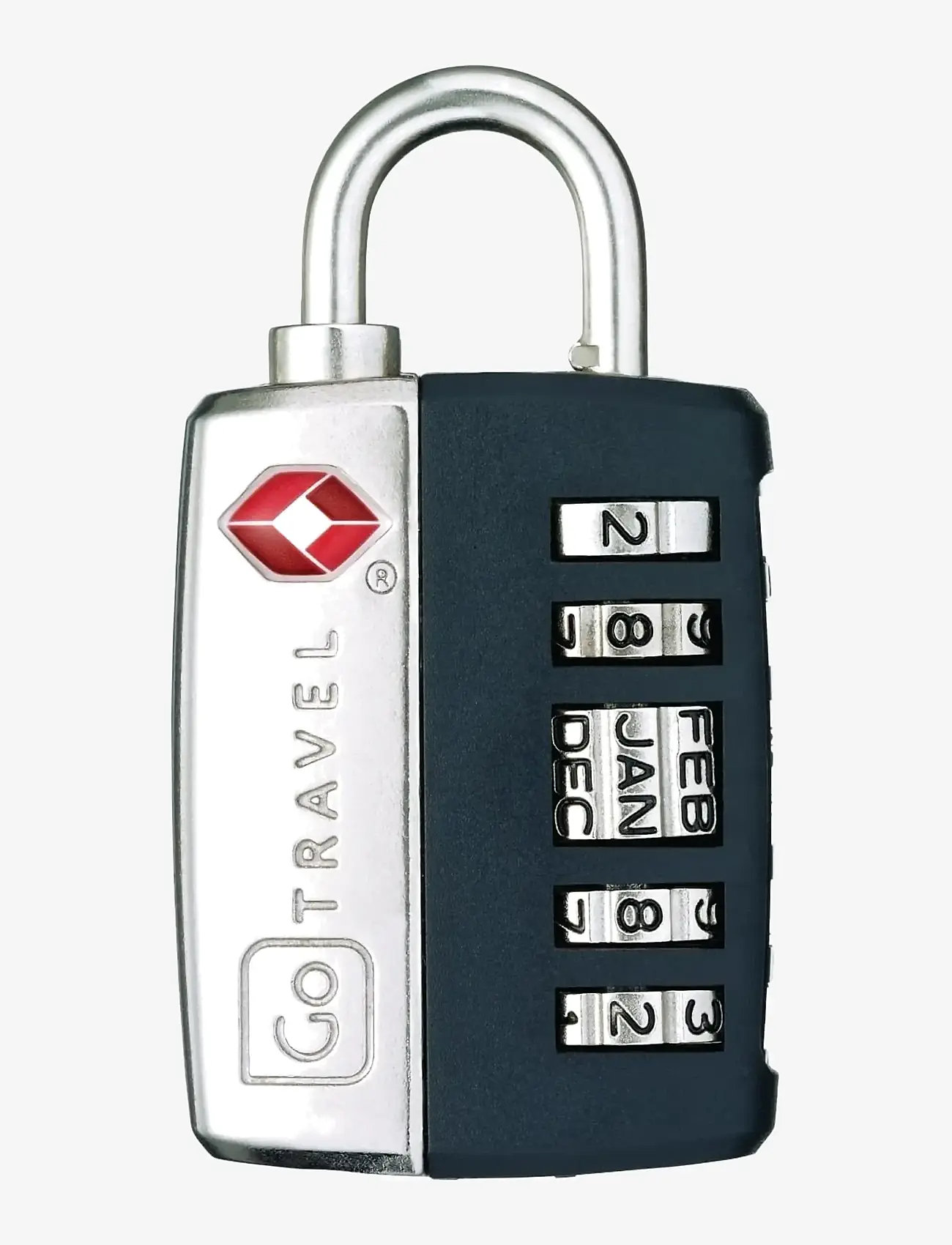 Go Travel - My Date Padlock TSA - travel locks - black - 0