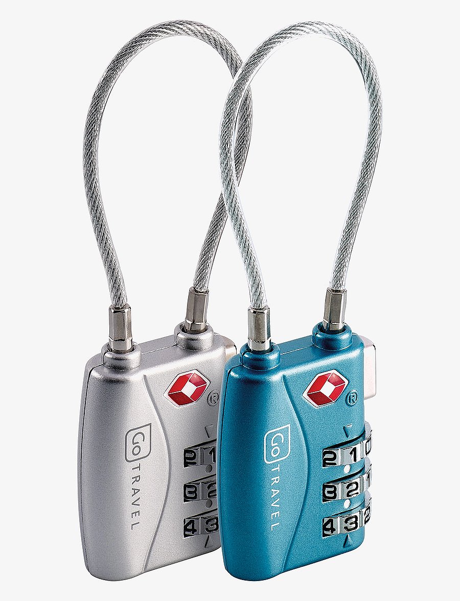 Go Travel - TSA Combi Cable Padlocks - silver - 1