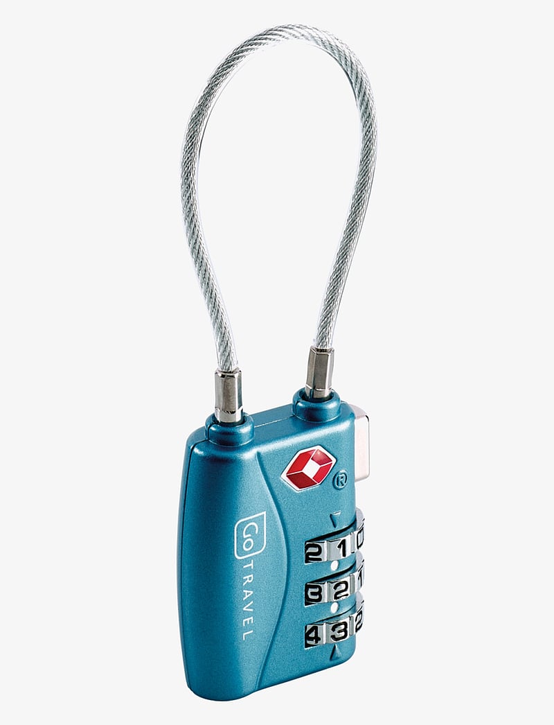 Go Travel - TSA Combi Cable Padlocks - reisartikelen - silver - 2