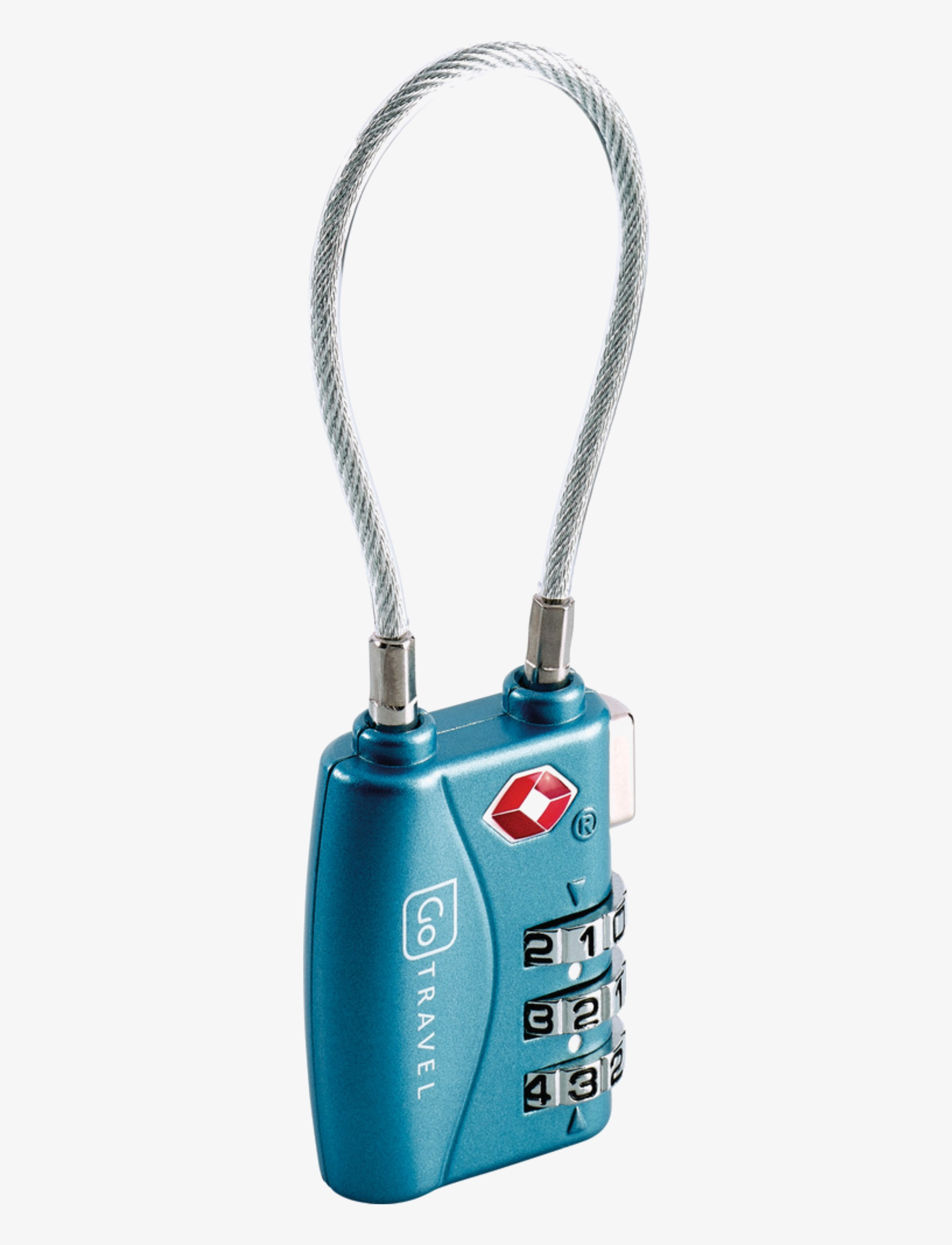 Go Travel - TSA Combi Cable Padlocks - silver - 2