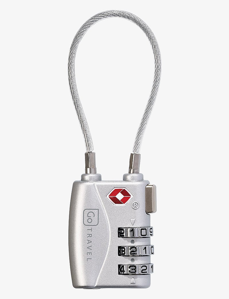 Go Travel - TSA Combi Cable Padlocks - reisartikelen - silver - 5