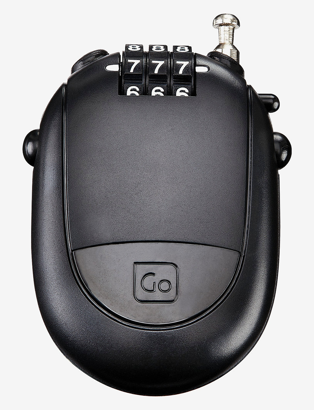 Go Travel - Retractable Cable Padlock - reise-accessoires - black - 2