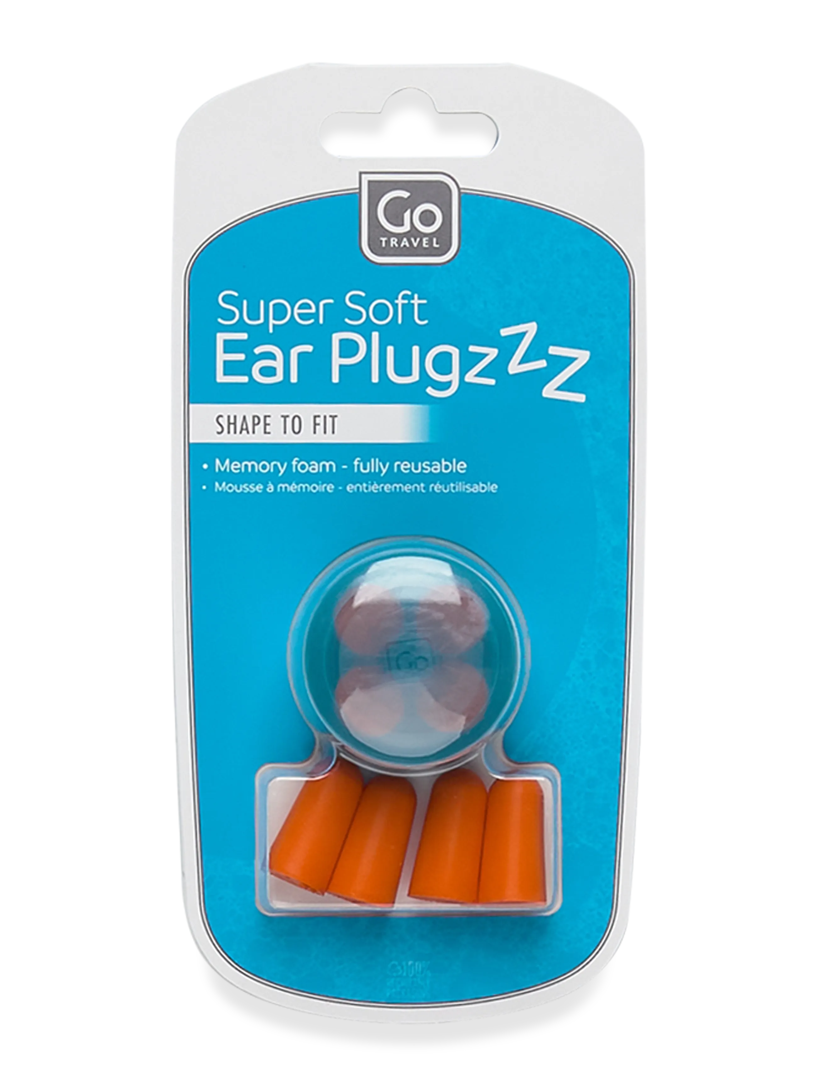 GO TRAVEL Super Soft Ear Plugs Patterned - One Size - Damen