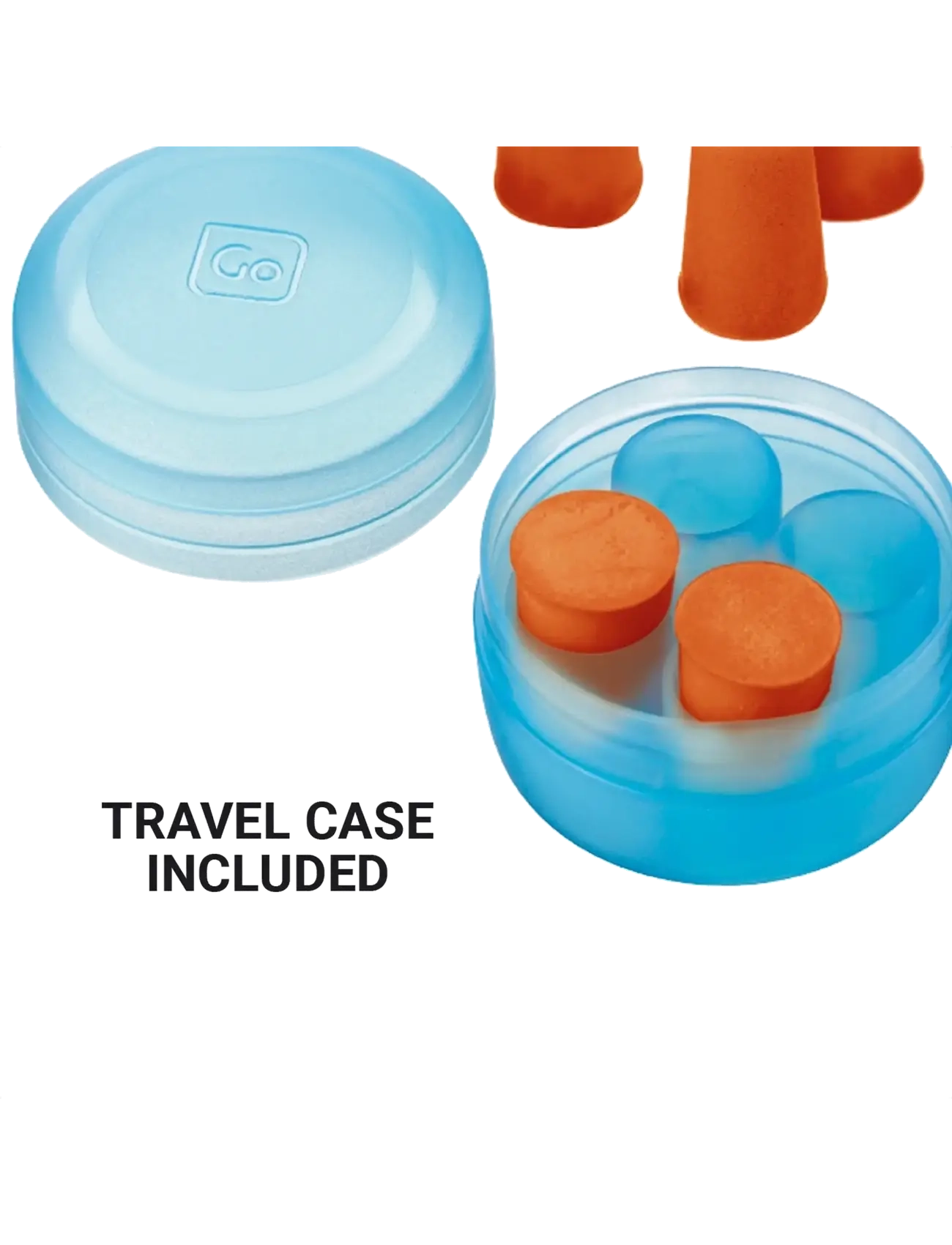 Go Travel Super Soft Ear Plugs - Res med stil - BLUE / multi