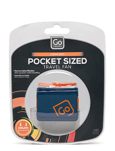 Pocket Sized Travel Fan - Teknologi- Og Praktisk TilbehøR