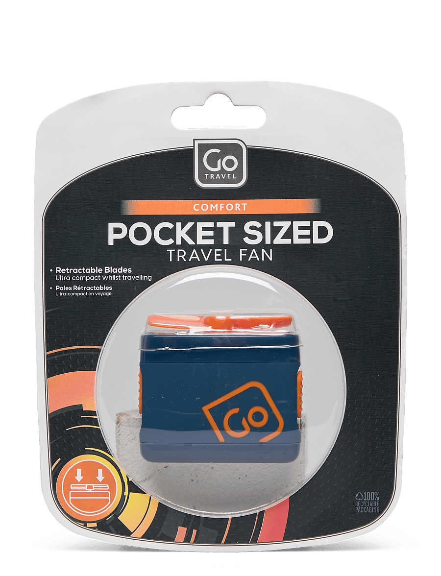 Go Travel - Pocket Sized Travel Fan - accessoires techniques et utilitaires - blue - 1