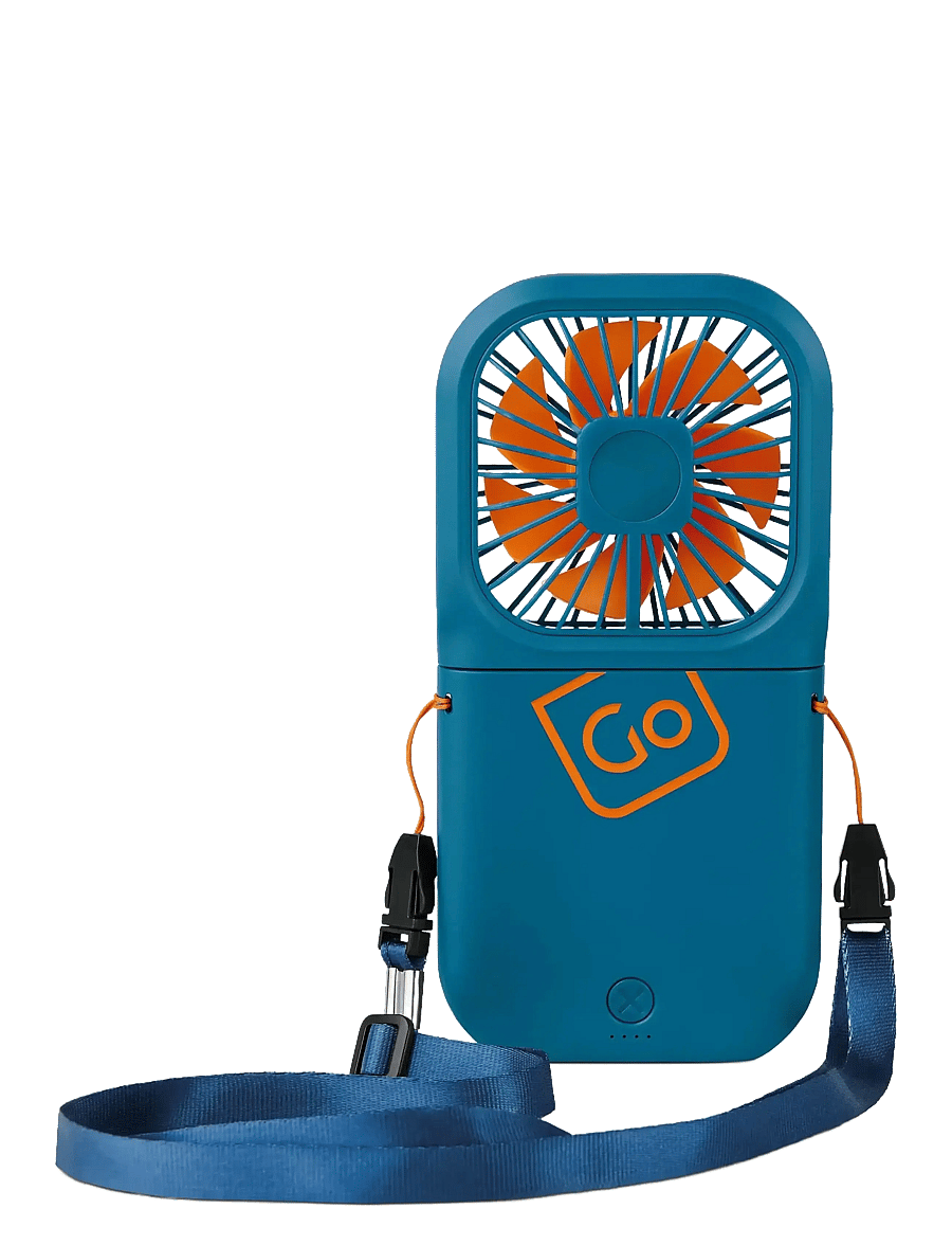 Go Travel - Folding Fan - blue - 1