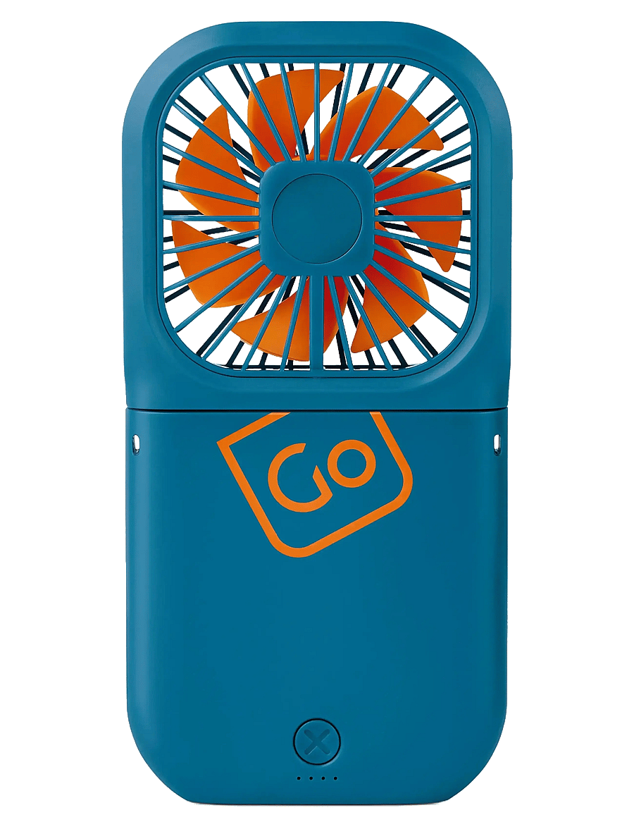 Go Travel - Folding Fan - blue - 3