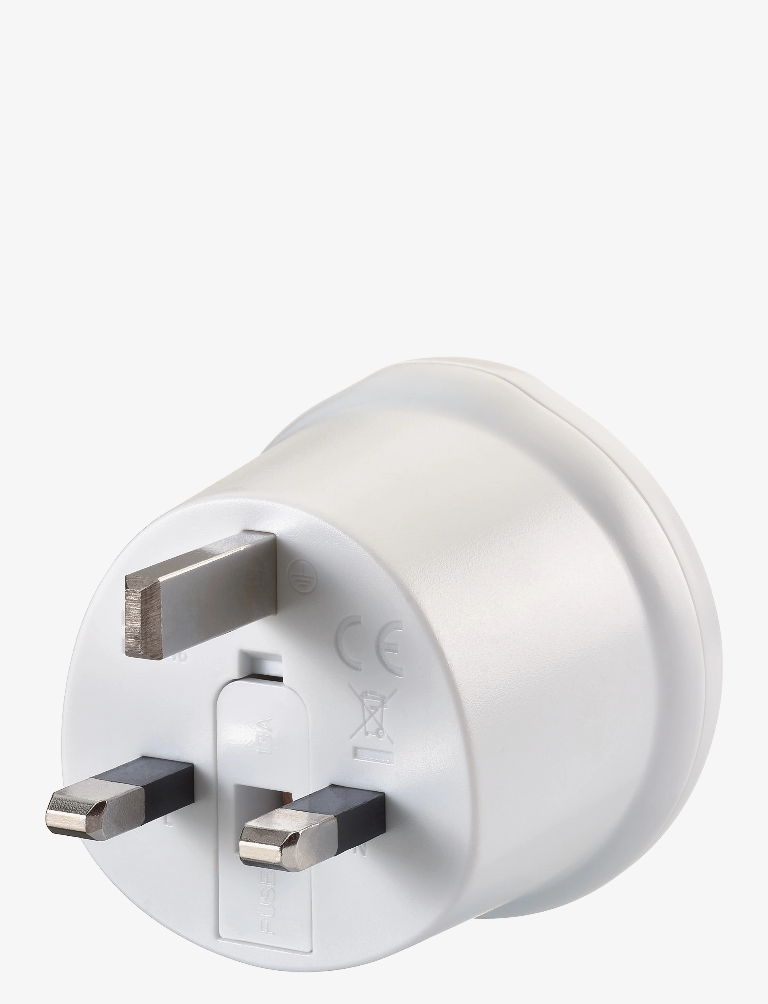Go Travel - EU-UK Adaptor - technische & hilfreiche accessoires - white - 1