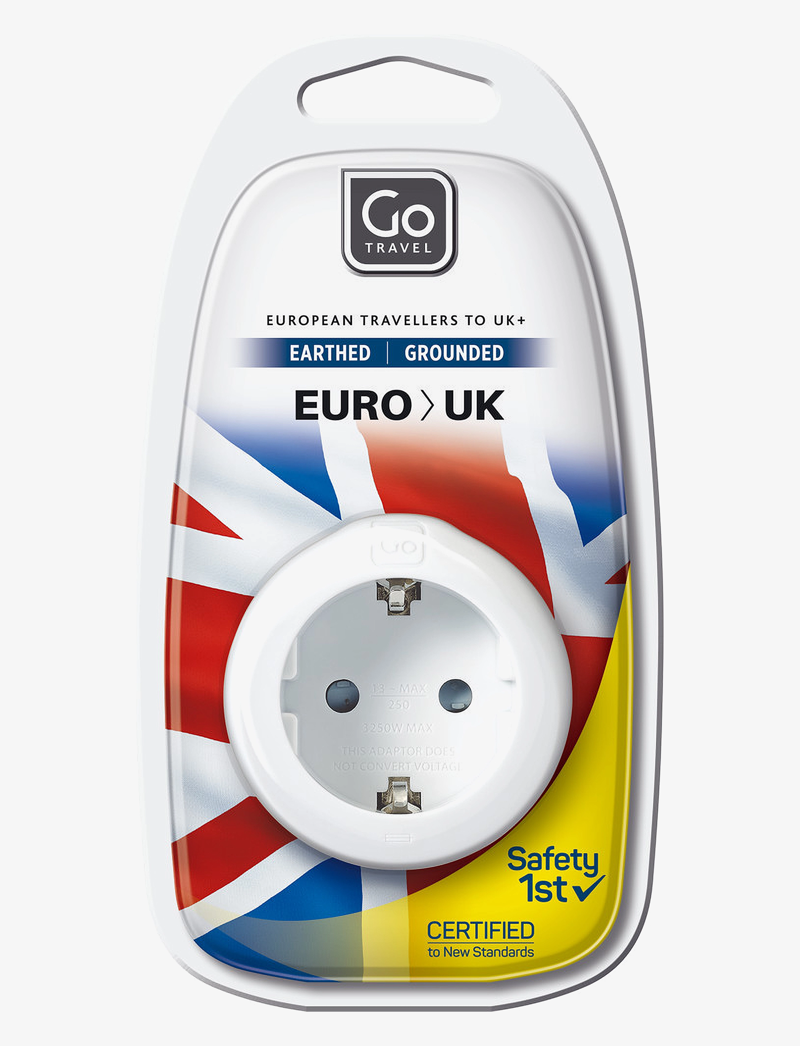 Go Travel Eu-Uk Adaptor paraplyer & tech herr – bild 5