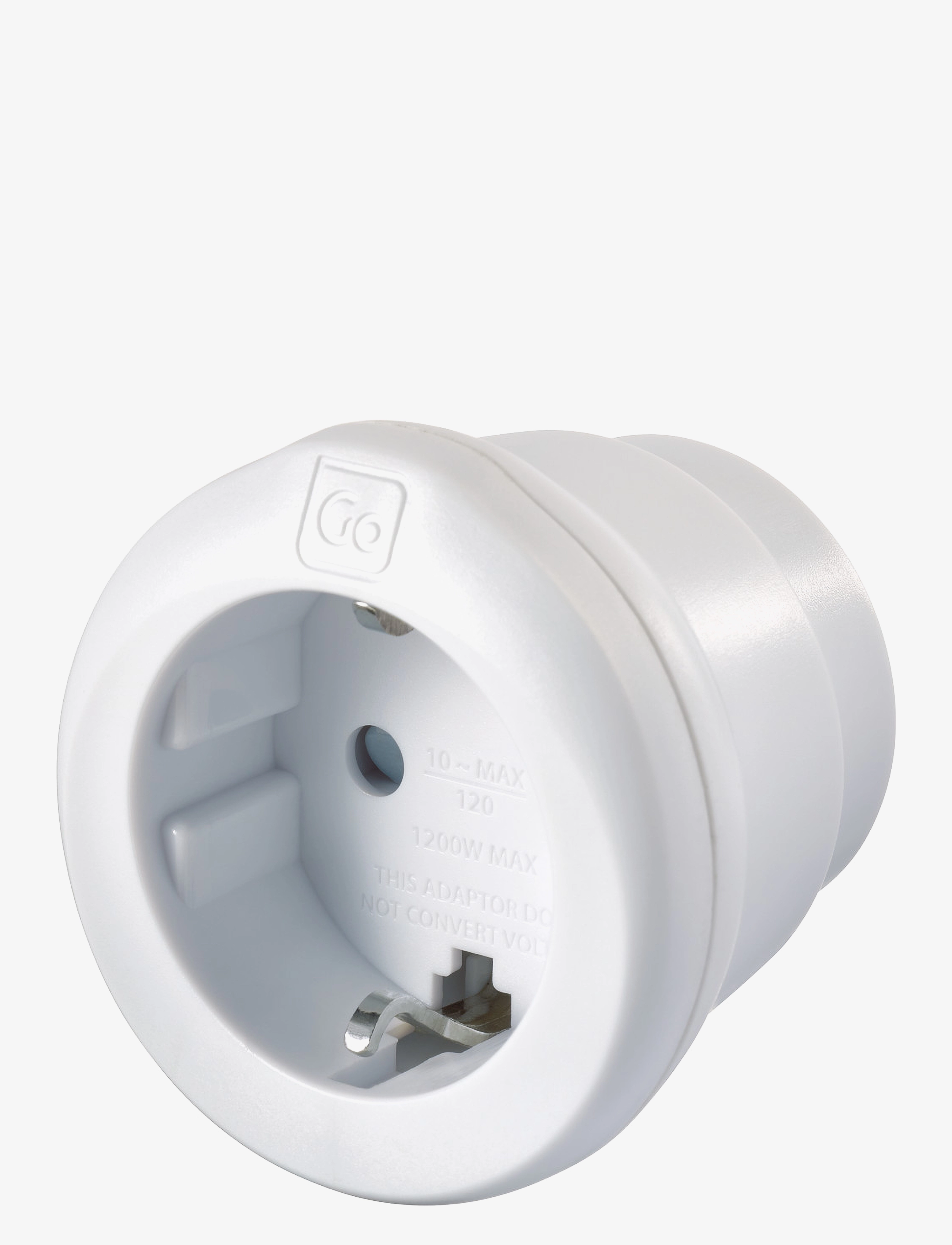 Go Travel Eu-Usa Adaptor, One Size, White, Tasker > Rejsetilbehør, Herre