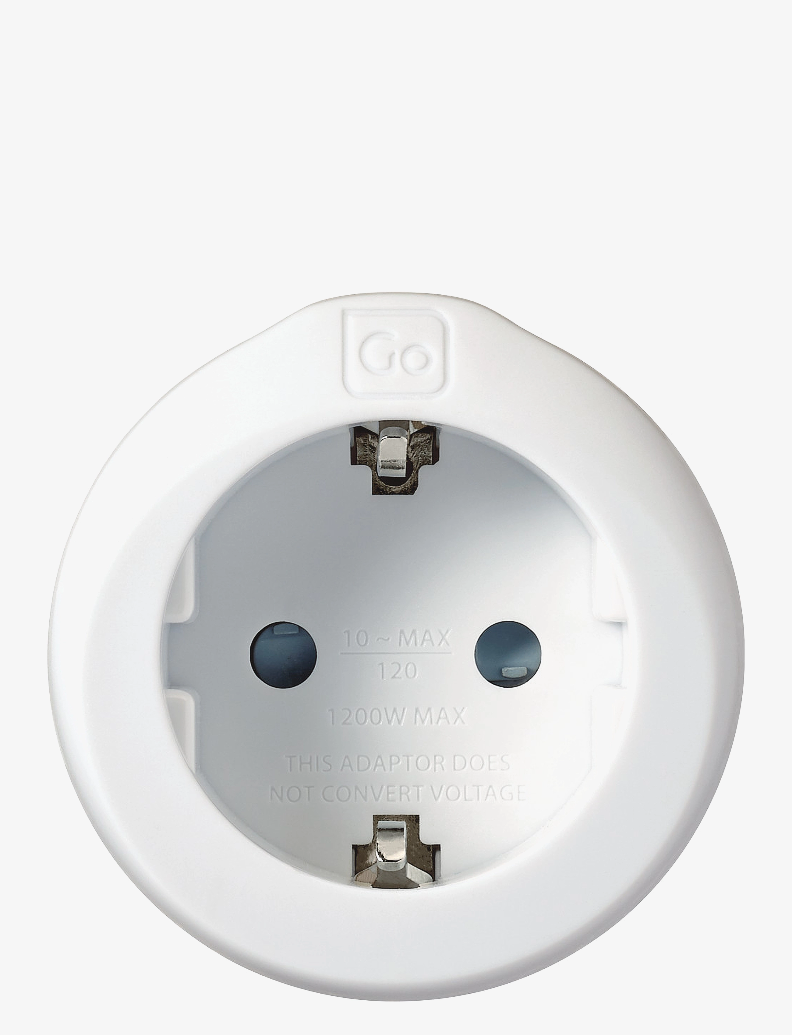 Go Travel - EU-USA Adaptor - tekniska och praktiska tillbehör - white - 2
