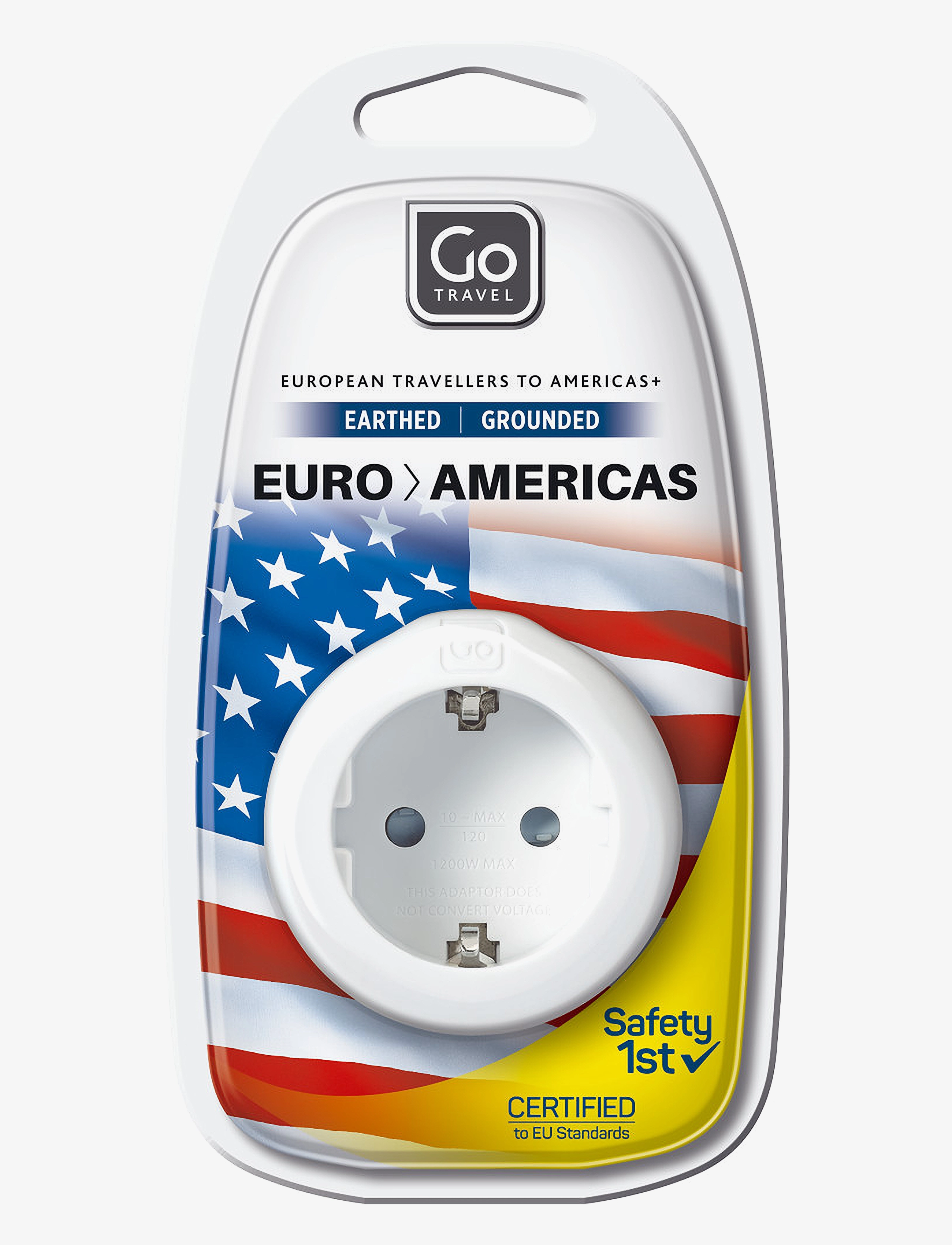 Go Travel Eu-Usa Adaptor paraplyer & tech herr – bild 5