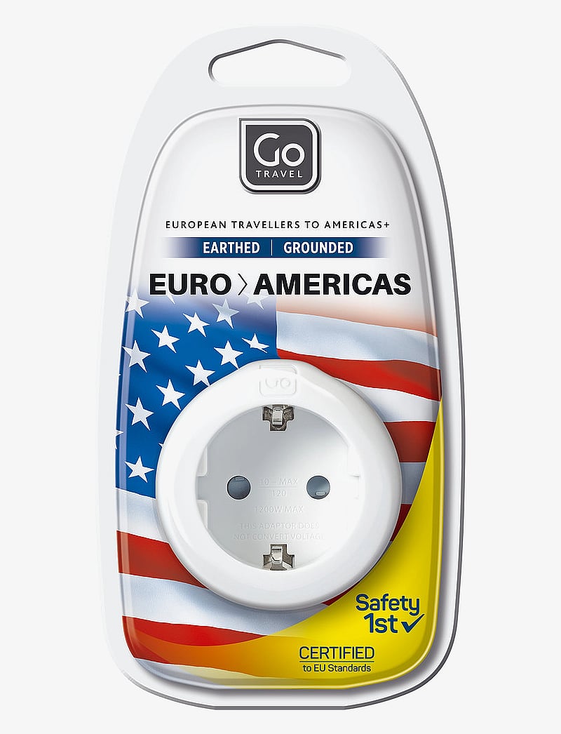 Go Travel - EU-USA Adaptor - reise-accessoires - white - 5