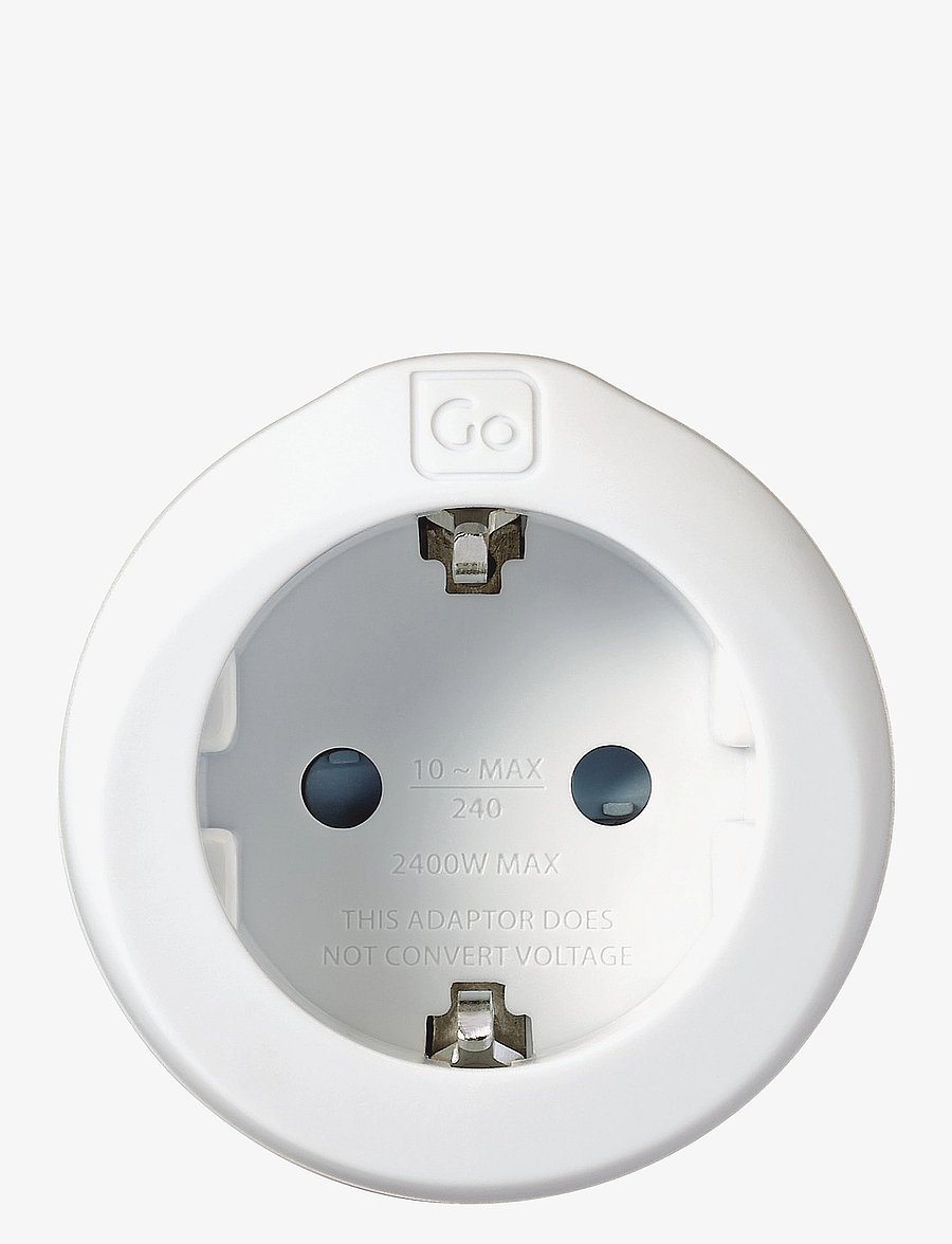 Go Travel - EU-AUS/China Adaptor - tekniska och praktiska tillbehör - white - 2