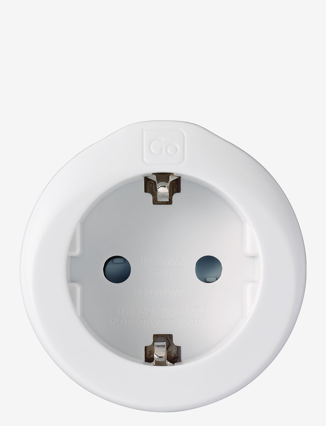 Go Travel - EU-Swiss/Italy Adaptor - teknologi- og praktisk tilbehør - white - 2