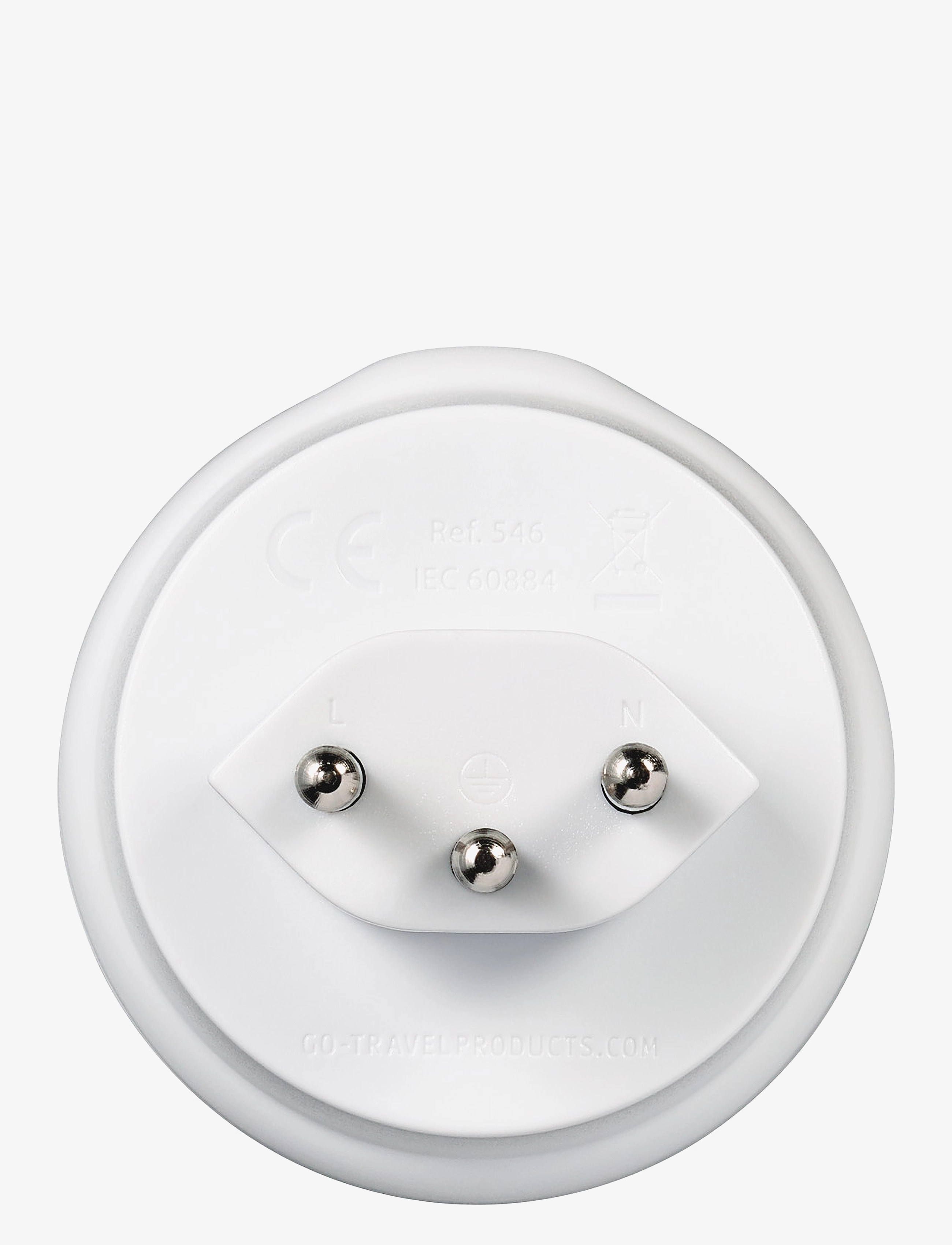 Go Travel - EU-Swiss/Italy Adaptor - technische & hilfreiche accessoires - white - 3