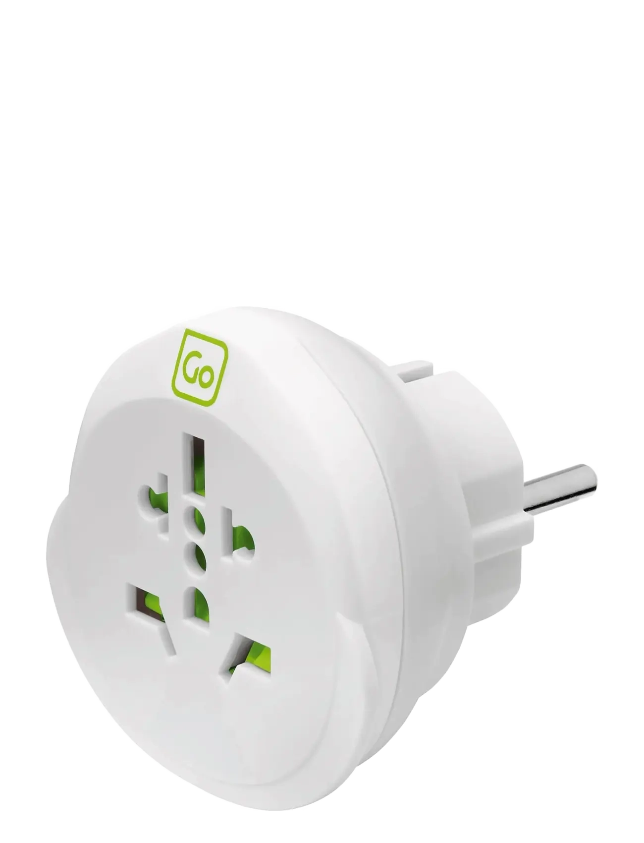 Go Travel World-Eu Adaptor, One Size, White, Travel Accessories > Tech & Utility Accessories, Herre