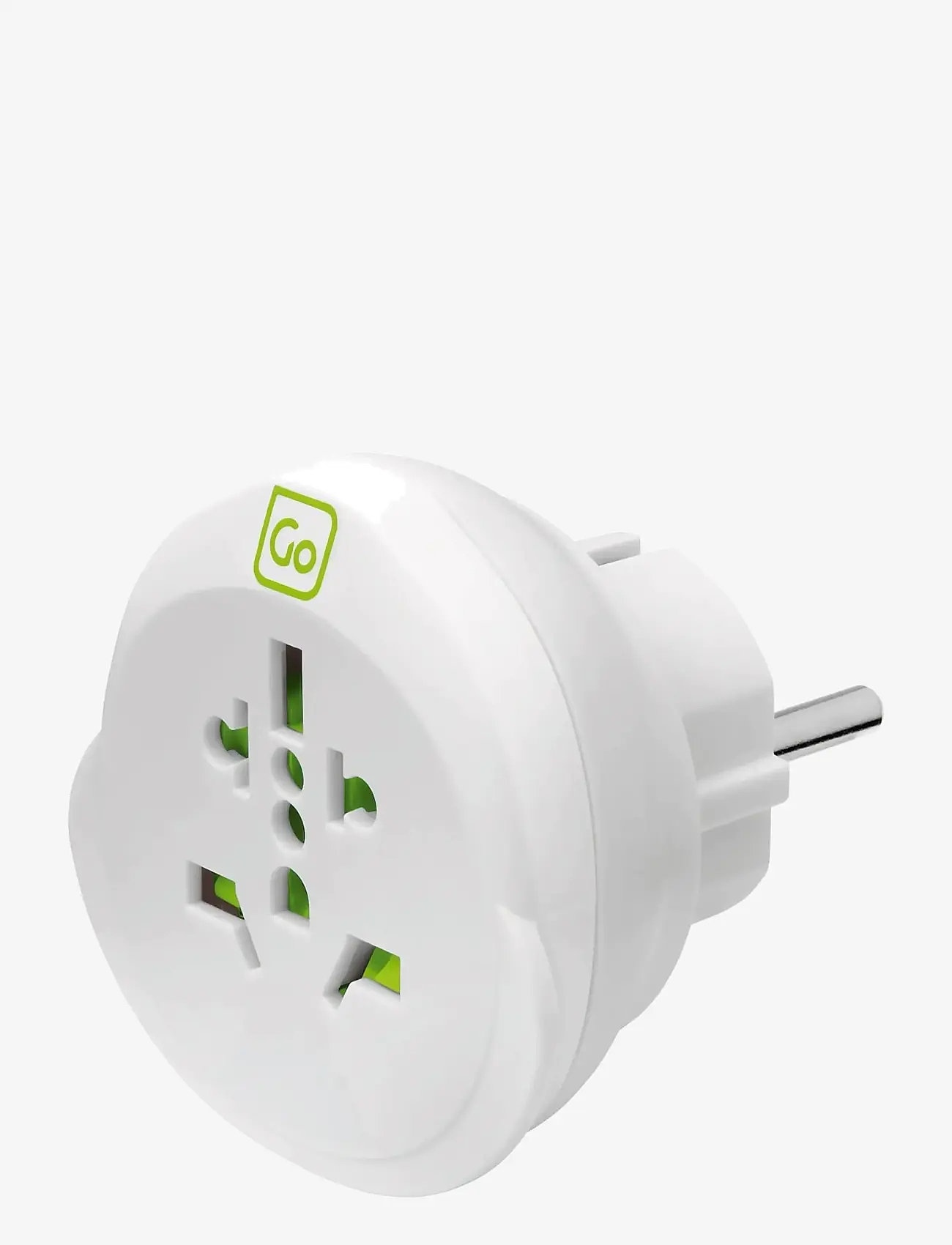 Go Travel - World-EU Adaptor - tekniska och praktiska tillbehör - white - 0