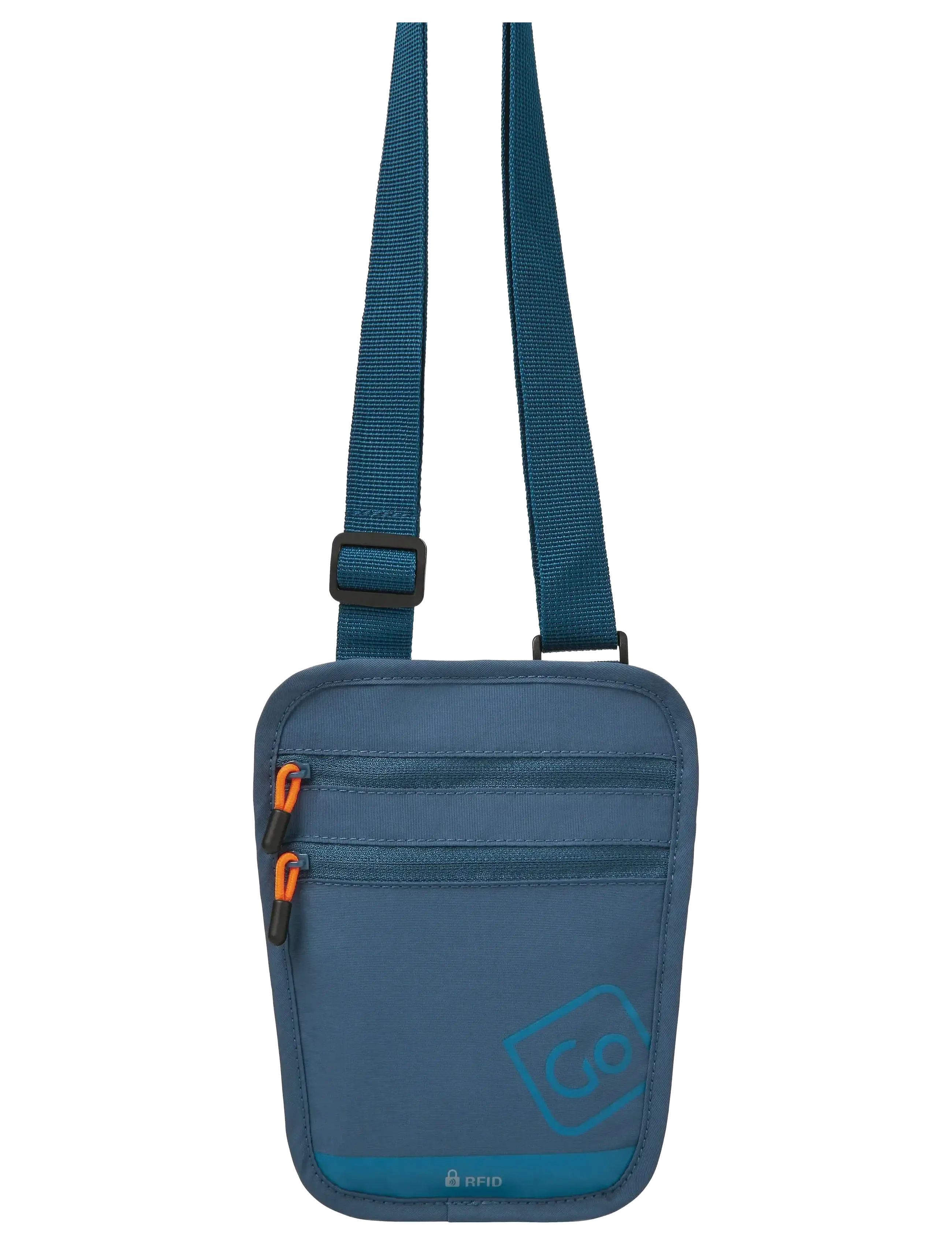 GO TRAVEL Passport Pouch Rfid Blau - One Size - Damen