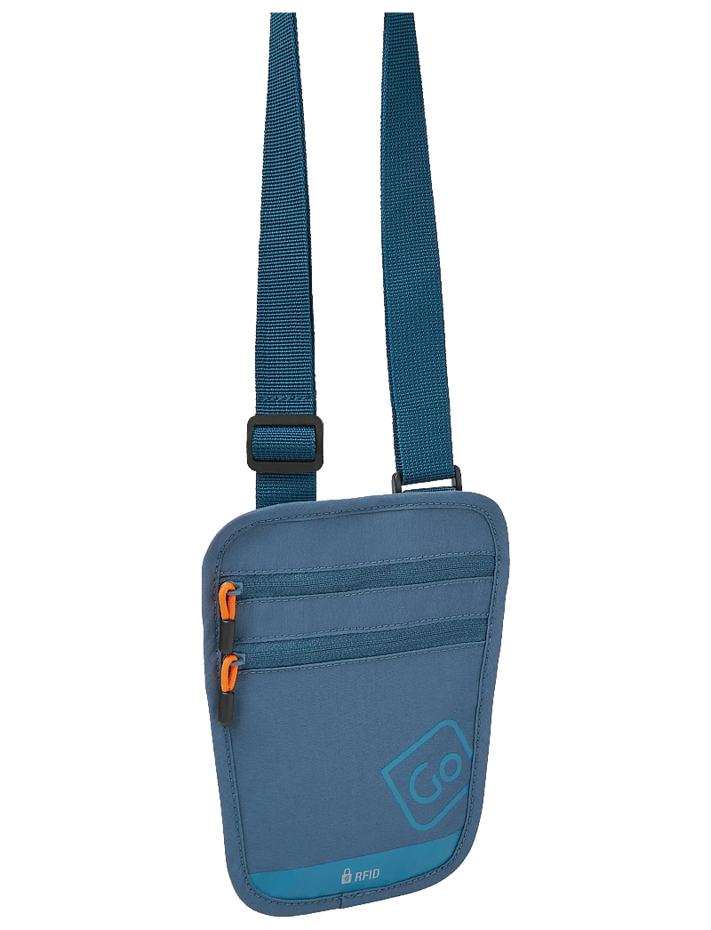 Go Travel - Passport Pouch RFID - shop efter anledning - blue - 2
