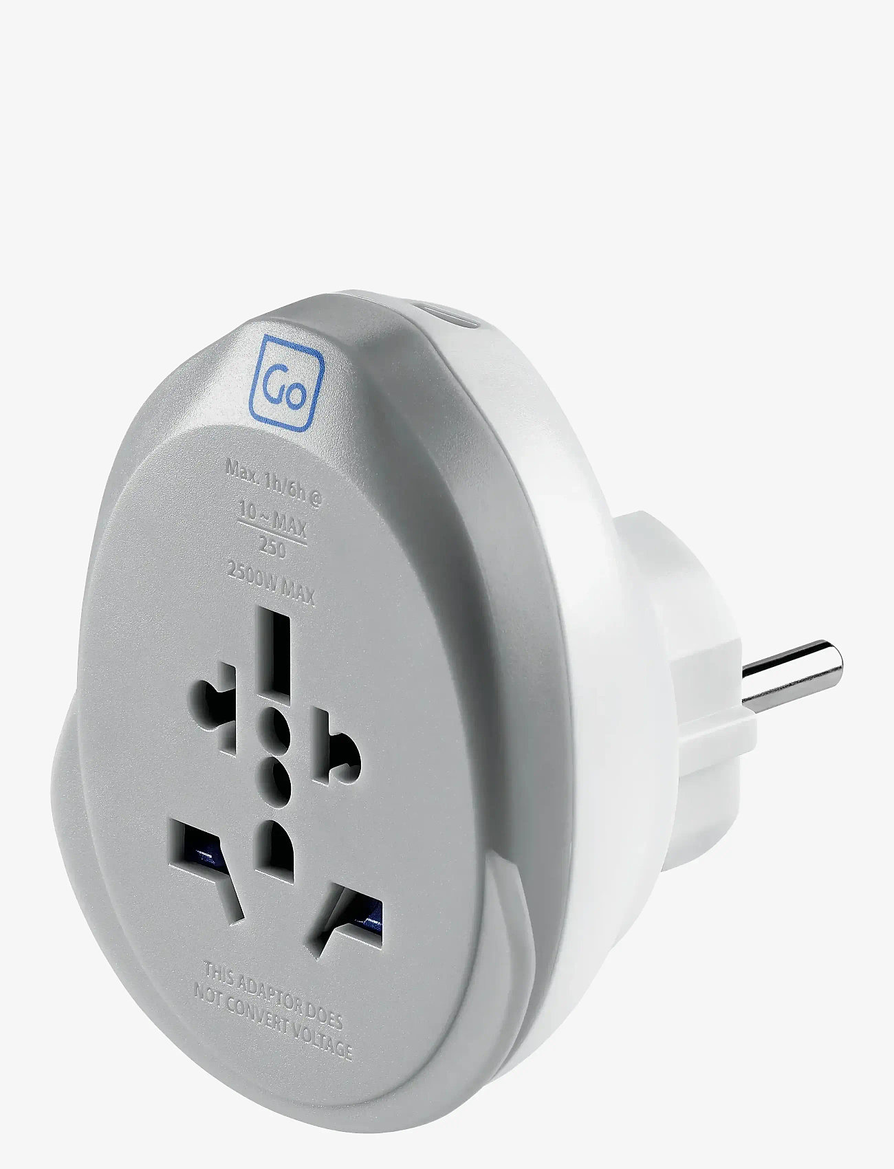 Go Travel - World - EU USB-C Adaptor + (25W) - shoppa efter tillfälle - white - 0