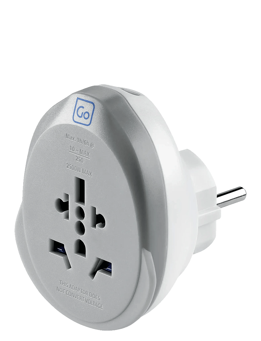 Go Travel - World - EU USB-C Adaptor + (25W) - technische & hilfreiche accessoires - white - 0
