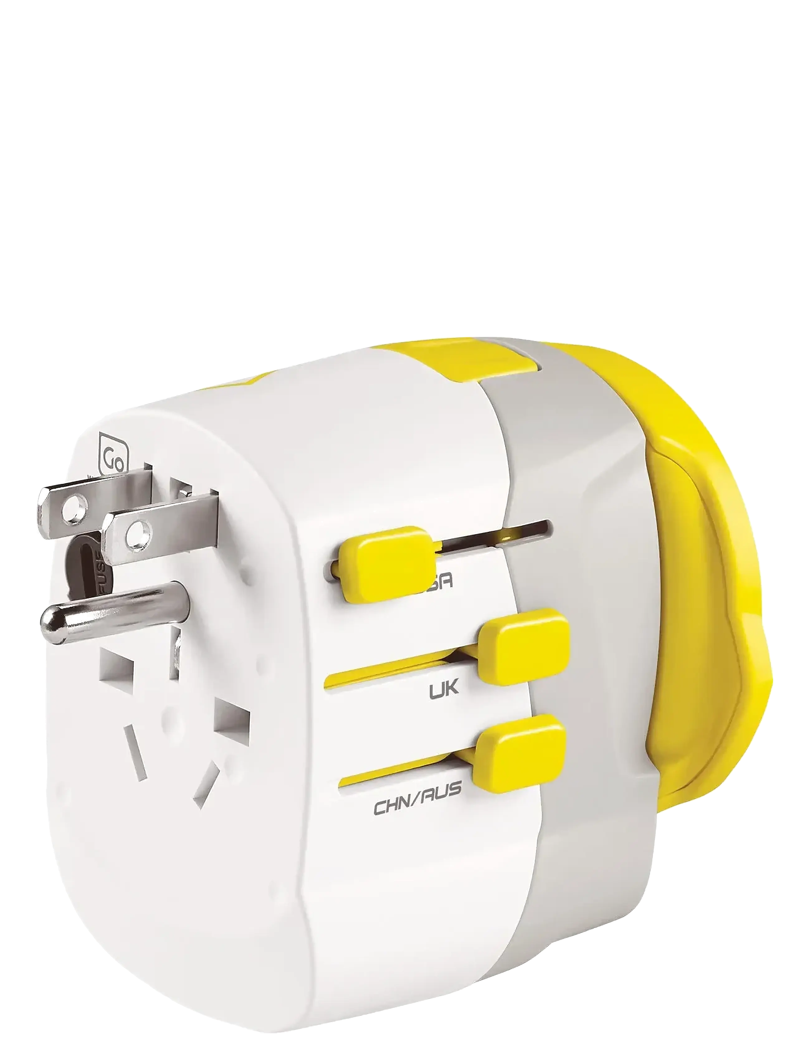 Go Travel Worldwide Adaptor + Usb, One Size, White, Tasker > Rejsetilbehør, Herre
