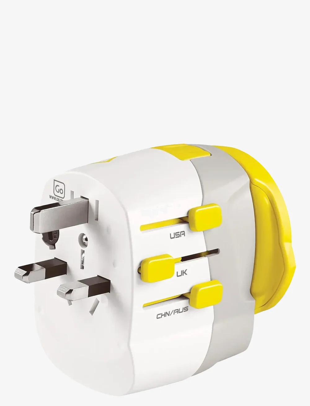 Go Travel - Worldwide adaptor + USB - shop efter anledning - white - 1