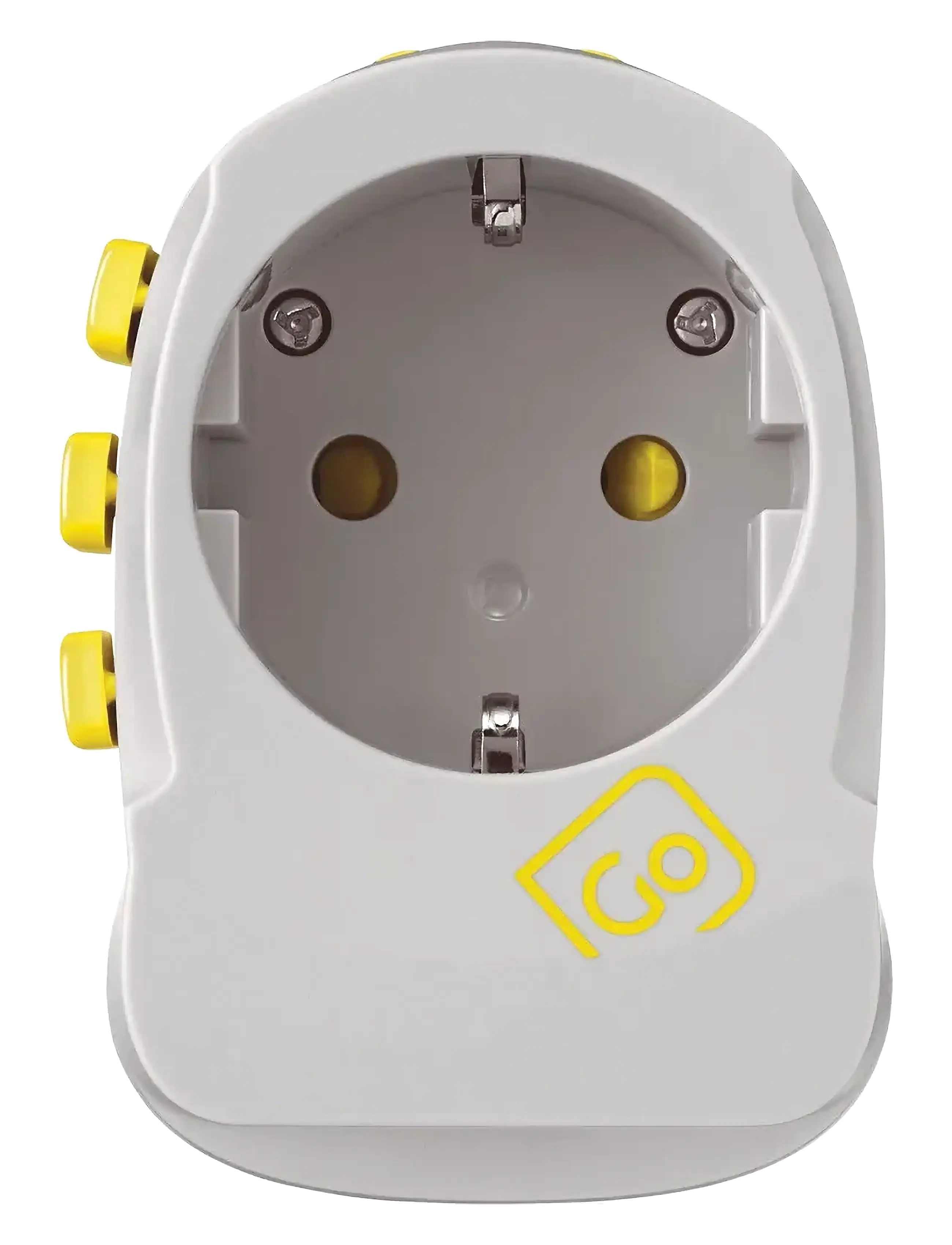 Go Travel - Worldwide adaptor + USB - funkcionāli piederumi - white - 4