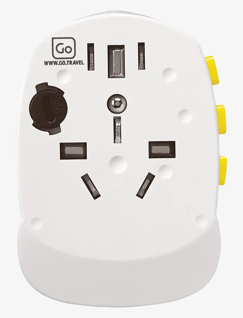 Go Travel - Worldwide adaptor + USB - shop efter anledning - white - 5