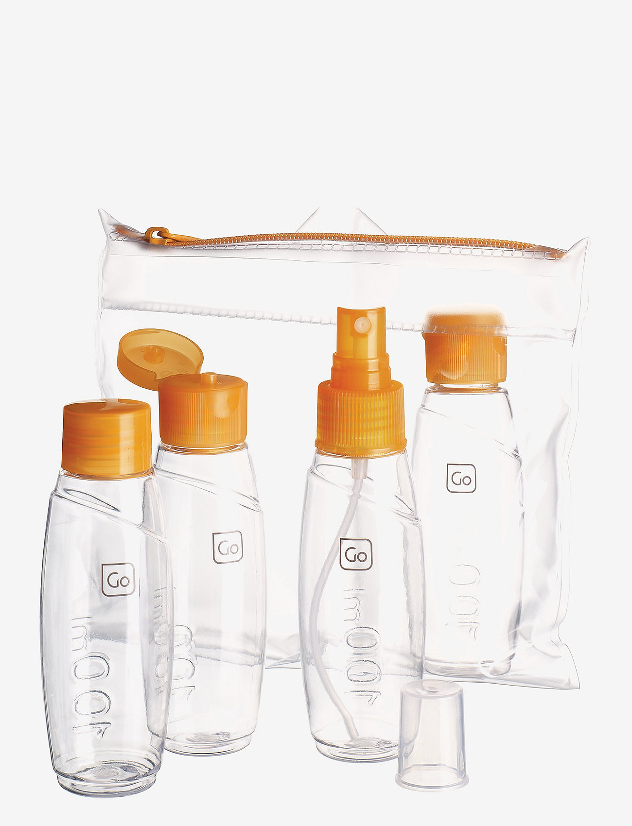 Go Travel - Cabin Bottle Set - travel accessories - orange - 1