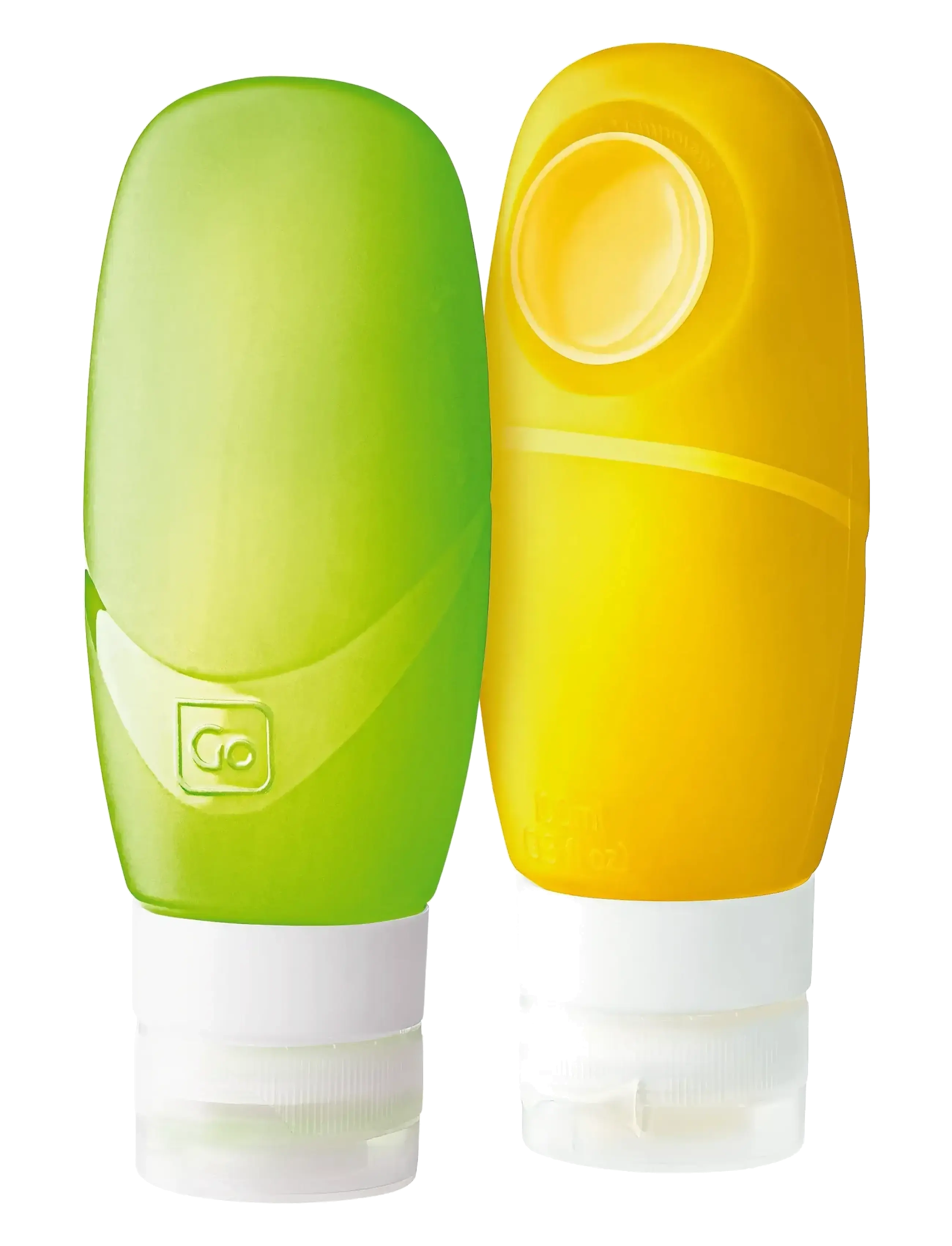 GO TRAVEL Duo Squeezy Bottles (100Ml) Gelb - One Size - Damen