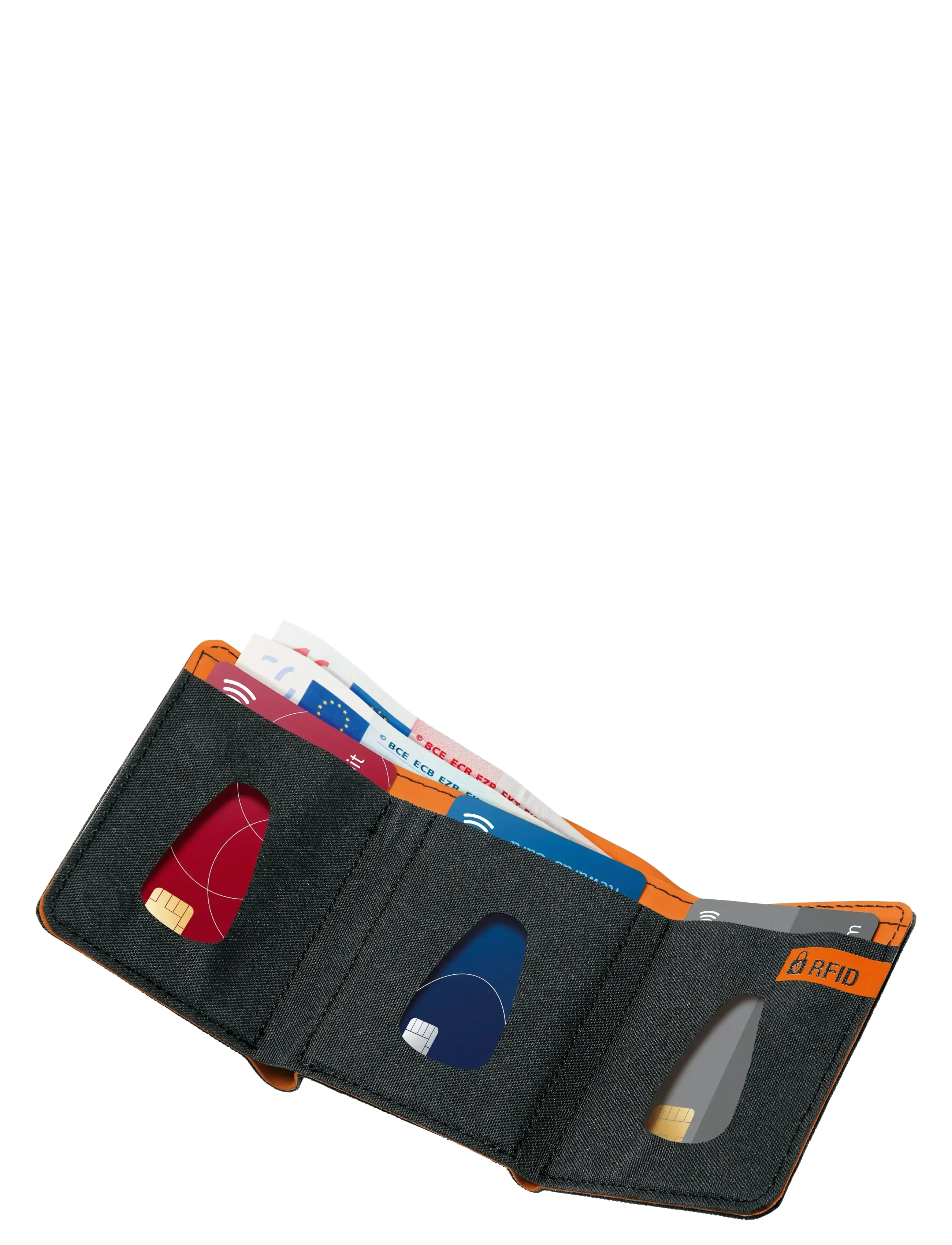 Go Travel - The Micro Wallet RFID - portemonnaies - black - 4