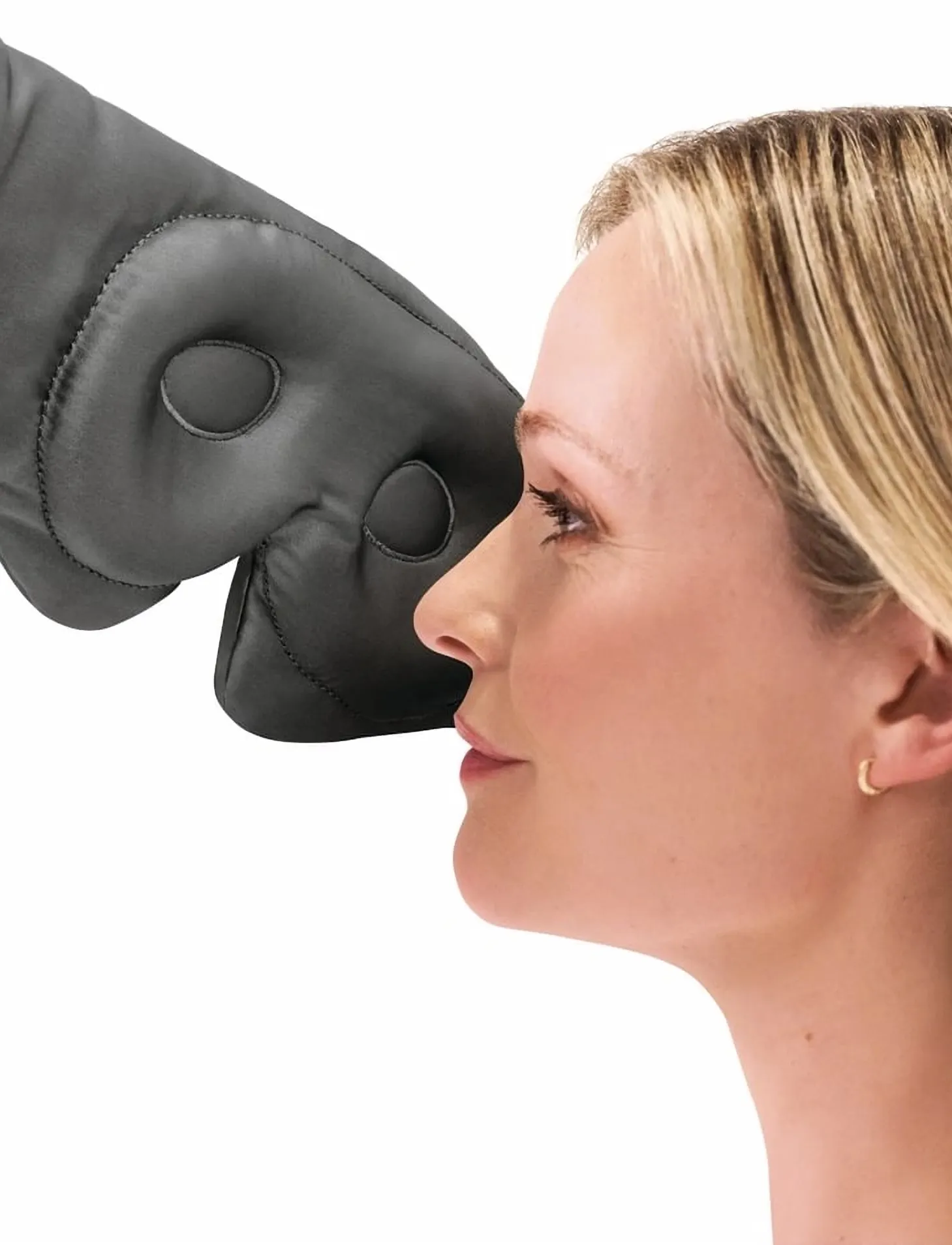 Go Travel The Pure Silk Eye Mask, One Size, Grey, Travel Accessories > Travel Comfort Accessories, Herre
