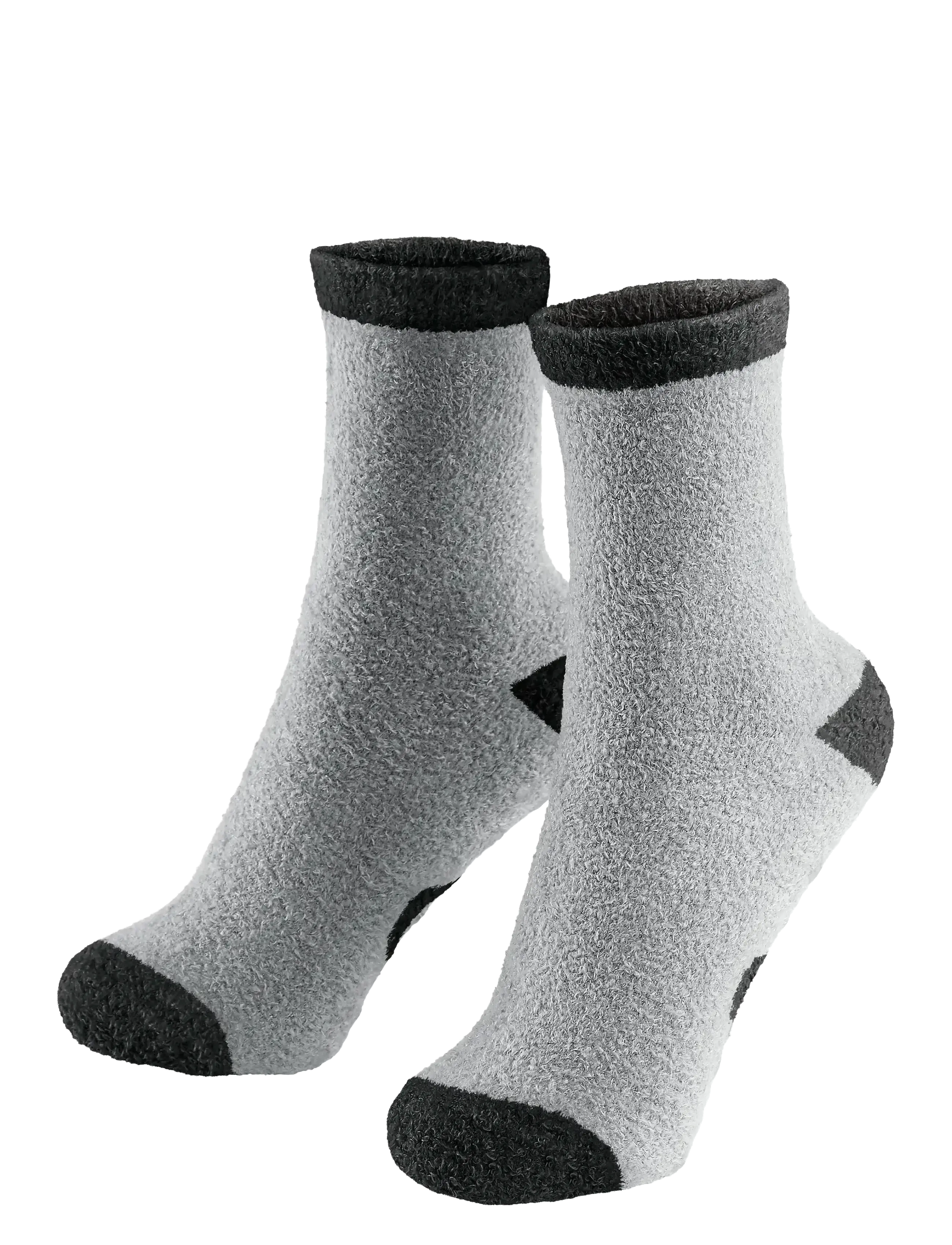 GO TRAVEL Everyday Fluffy Sockzzz Grau - One Size - Damen