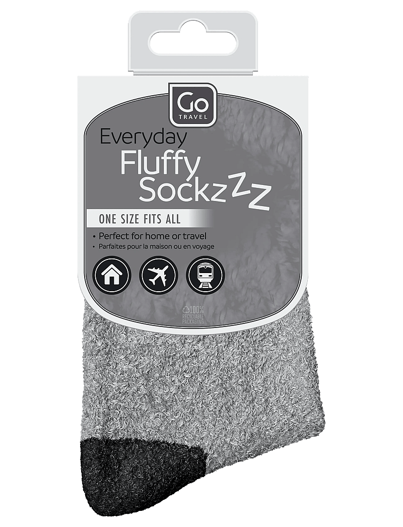 Go Travel - Everyday Fluffy Sockzzz - crew-socken - grey - 1