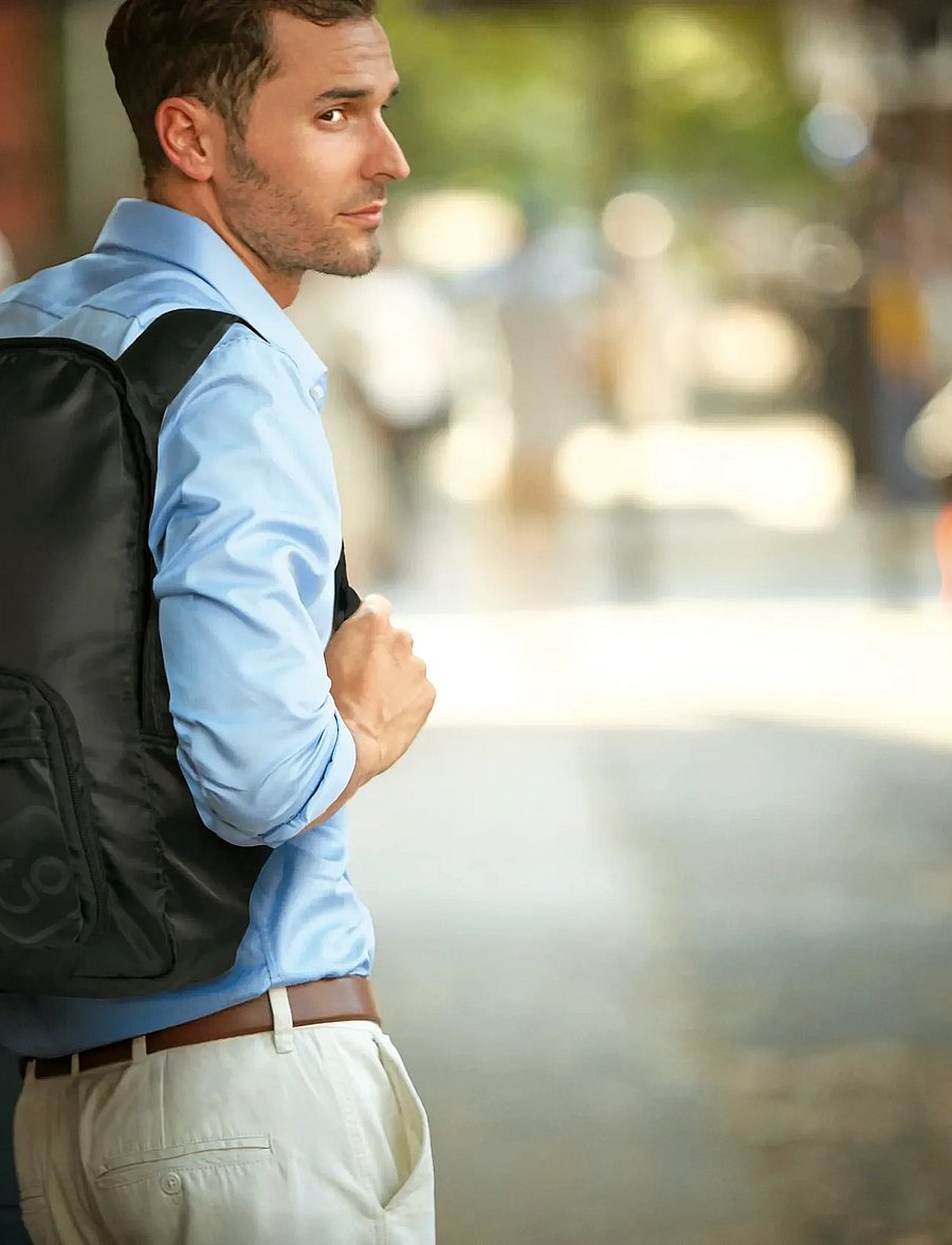 Go Travel - Lightweight Foldable Backpack rPET - nach anlass kaufen - black - 0