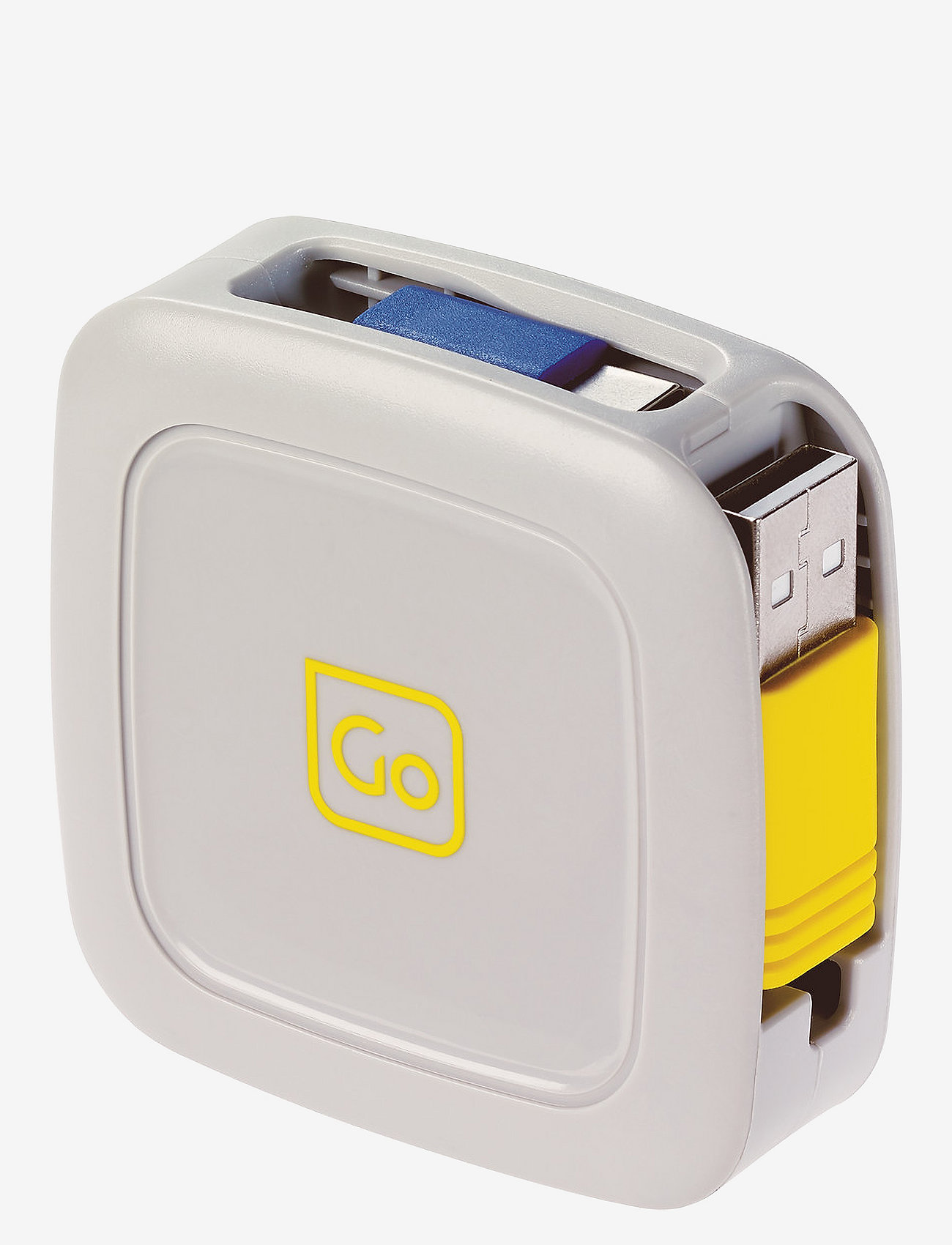 Go Travel - 3 in 1 Retractable Connector Cable (1M) - white - 1